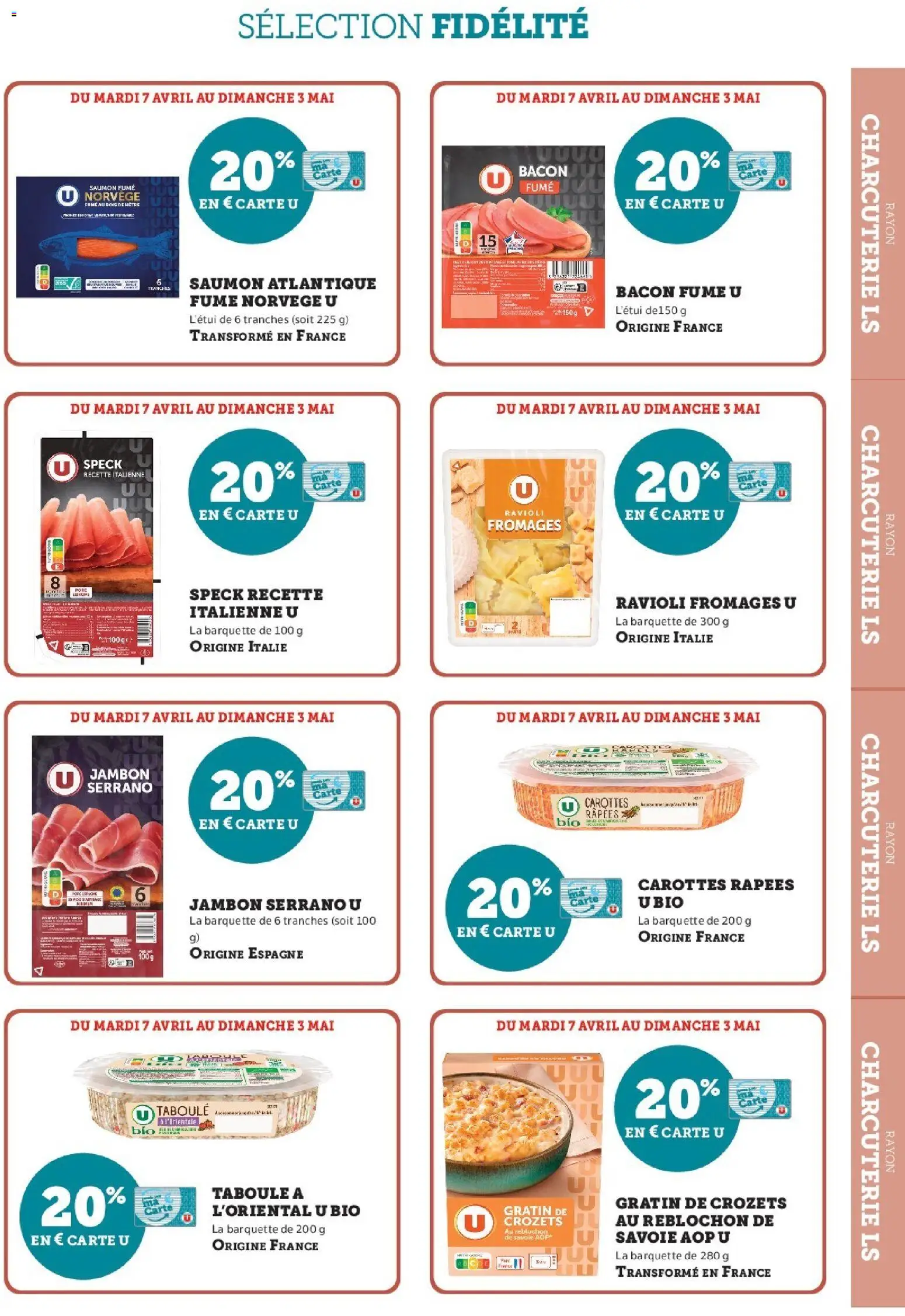 {H1} | Page: 3 | Produits: Saumon fumé, Jambon serrano, Jambon, Saumon