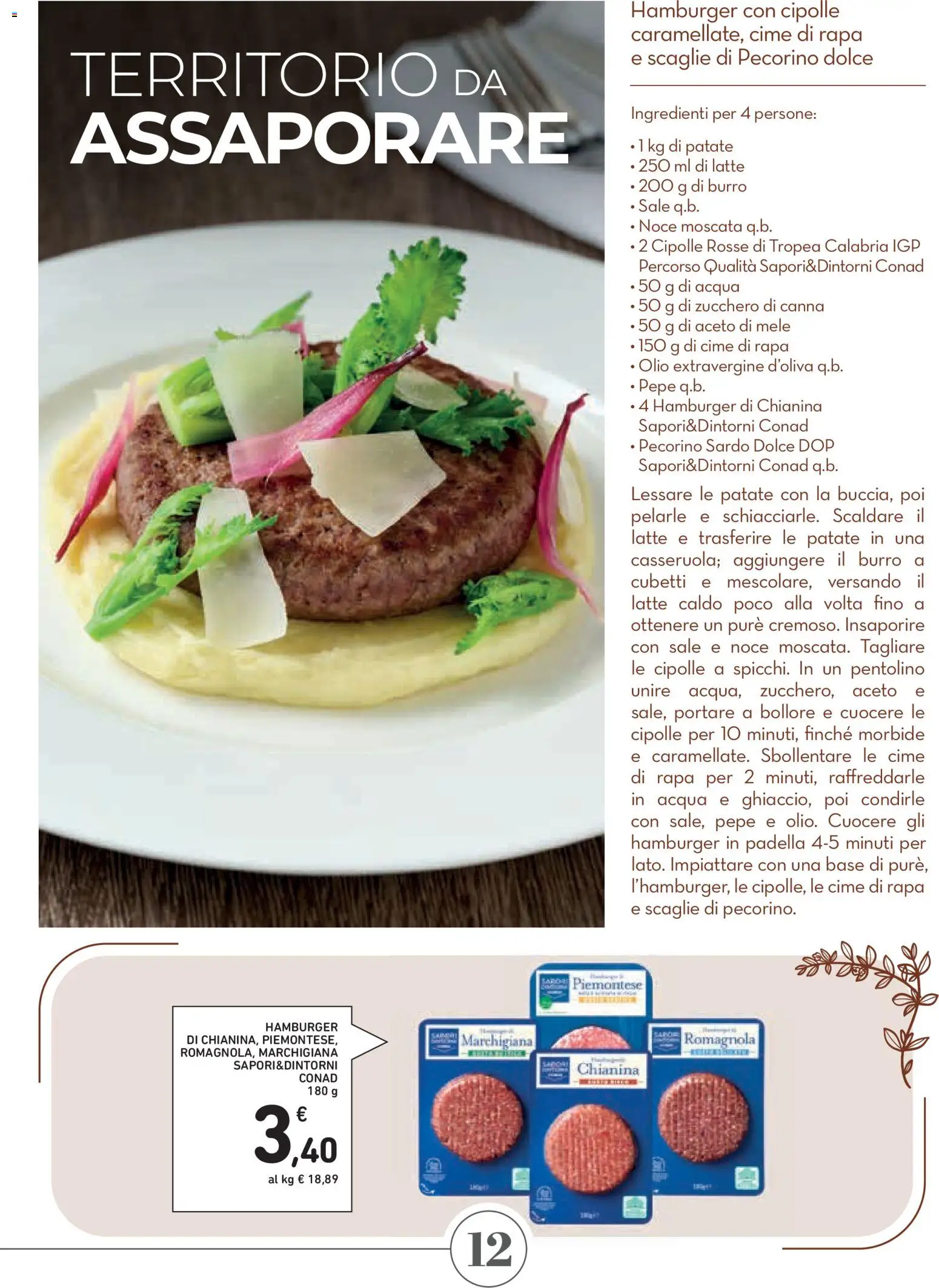 Volantino Conad del 29.01.2026 | Pagina: 12 | Prodotti: Aceto di mele, Patate, Cipolle, Pepe