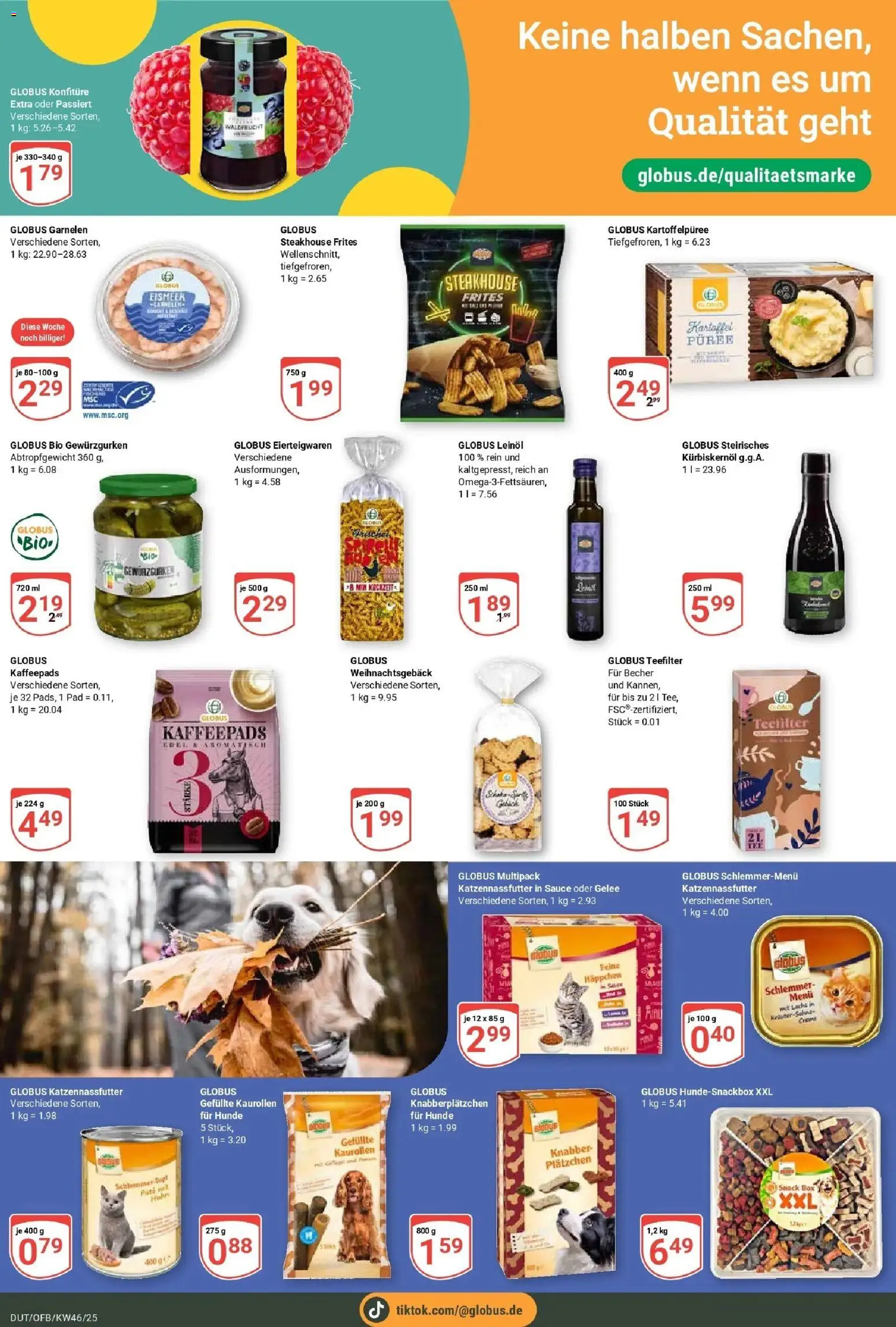 Globus prospekt Wetzlar-Dutenhofen	 – gültig ab 10.11.2025 | Seite: 13 | Produkte: Top, Kaffeepads, Tisch, Garnelen