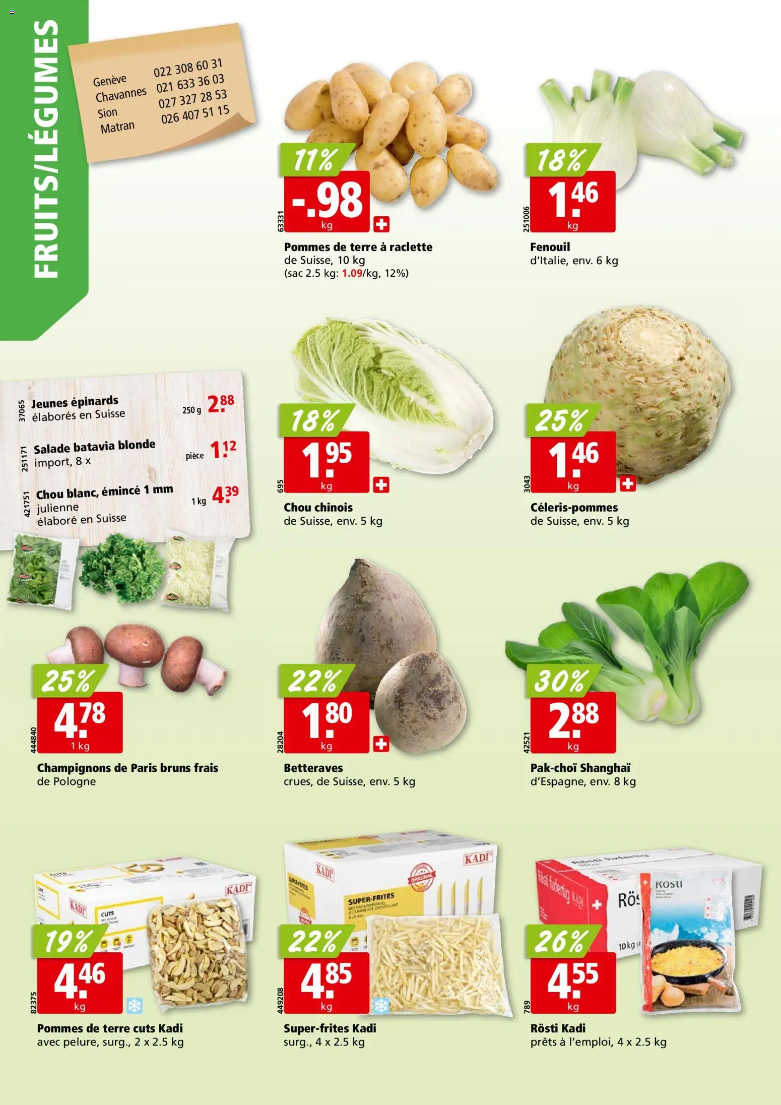 Aligro Aktionen Chavannes, Matran, Genève, Sion – gültig ab 16.02.2026 | Seite: 2 | Produkte: Champignons, Raclette