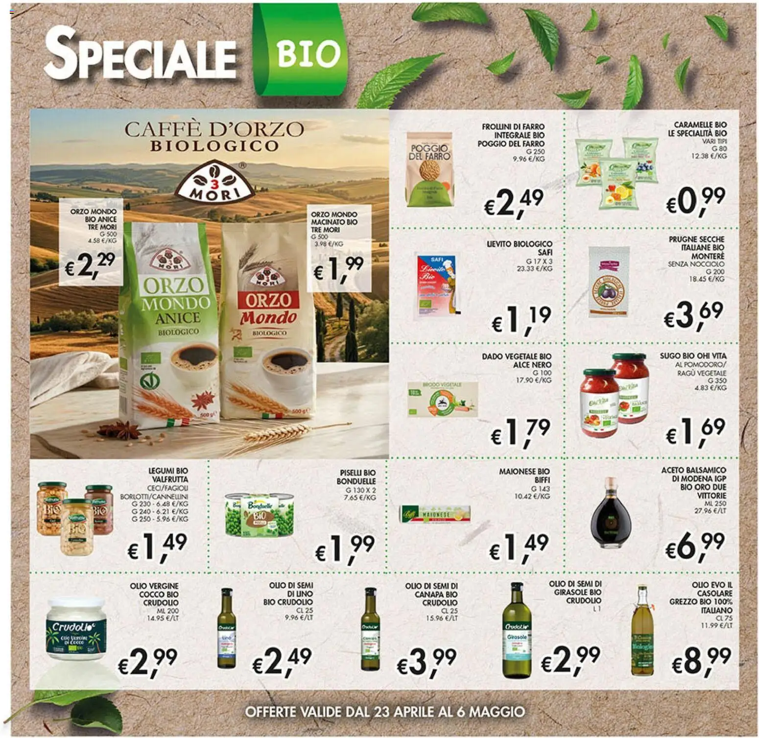 Volantino Coal del 23.04.2026 | Pagina: 22 | Prodotti: Caffè, Piselli, Aceto, Frollini