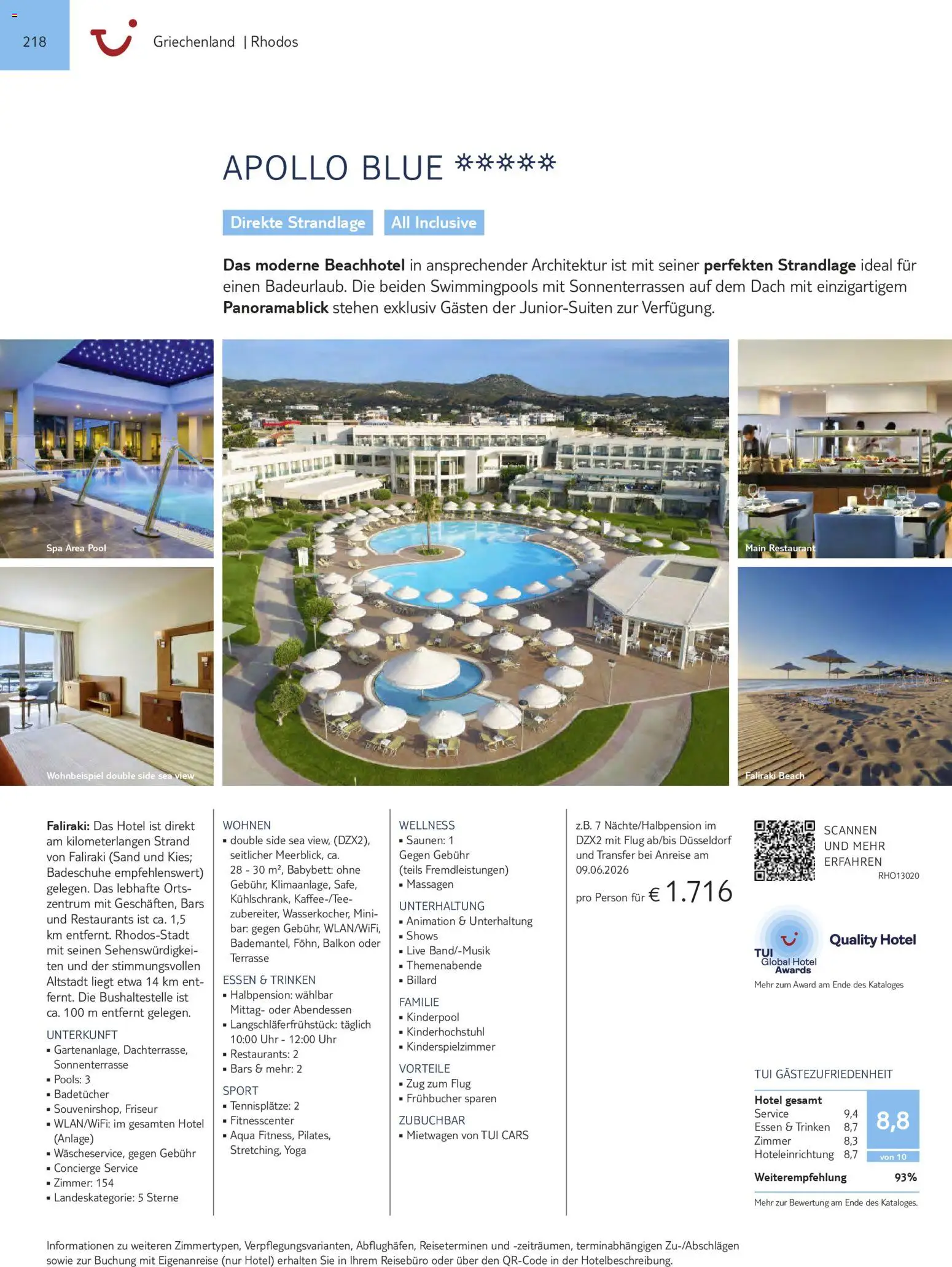 Aida  Südeuropa & Nordafrika 2026/27 – gültig ab 01.01.2026 | Seite: 218 | Produkte: Babybett, Uhr