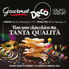 Anteprima del volantino Decò Gourmet - Sicilia catalogo valido a partire dal 13.02.2026