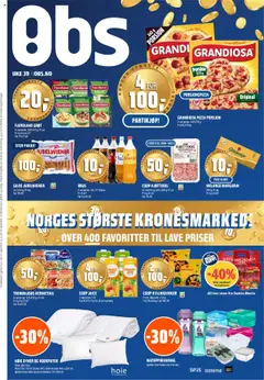 Forhåndsvisning av Coop Obs kundeavis gyldig fra 22.09.2025