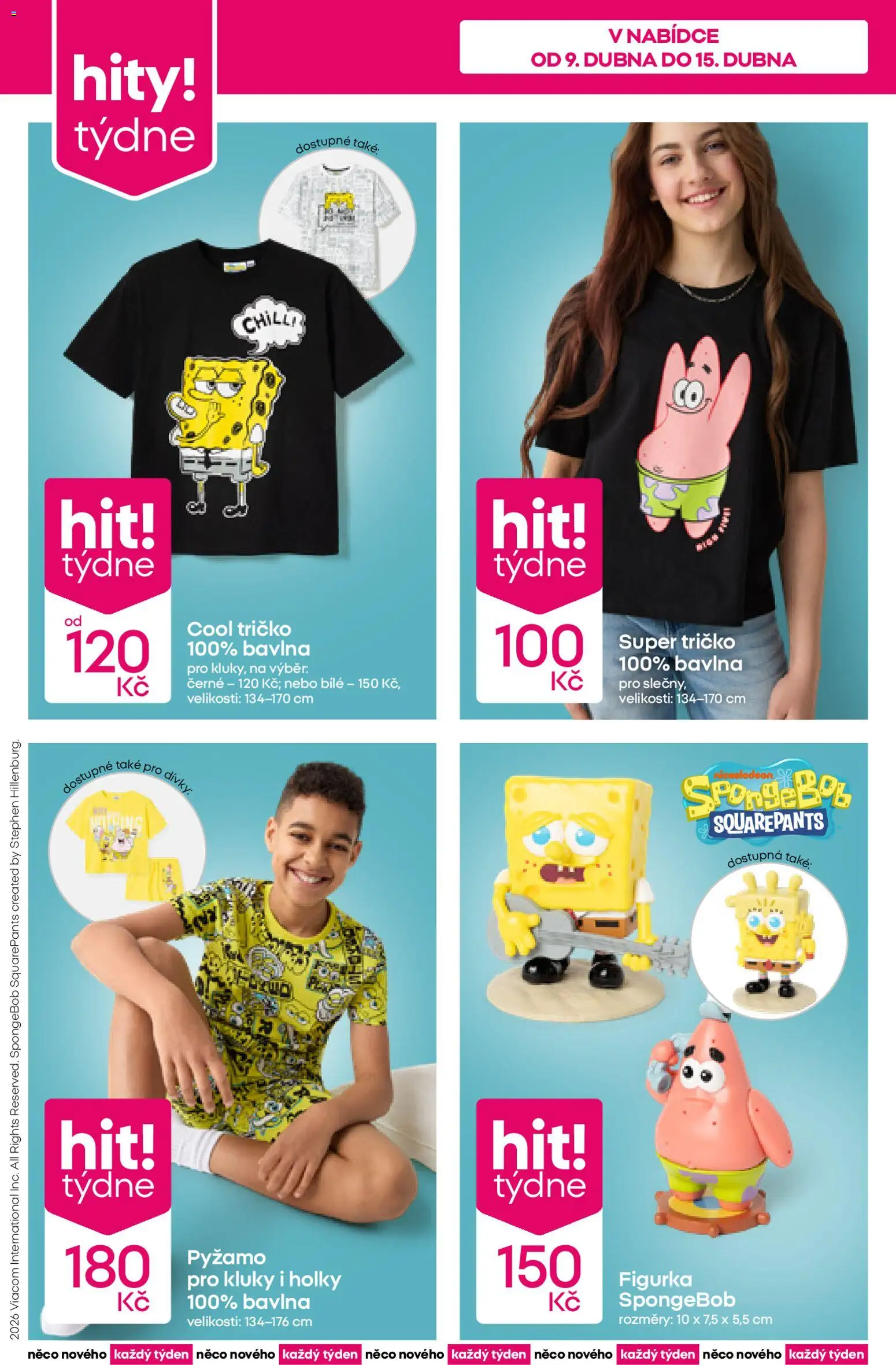 Pepco leták od 09.04.2026 | Strana: 4 | Produkty: Tričko, Pyžamo