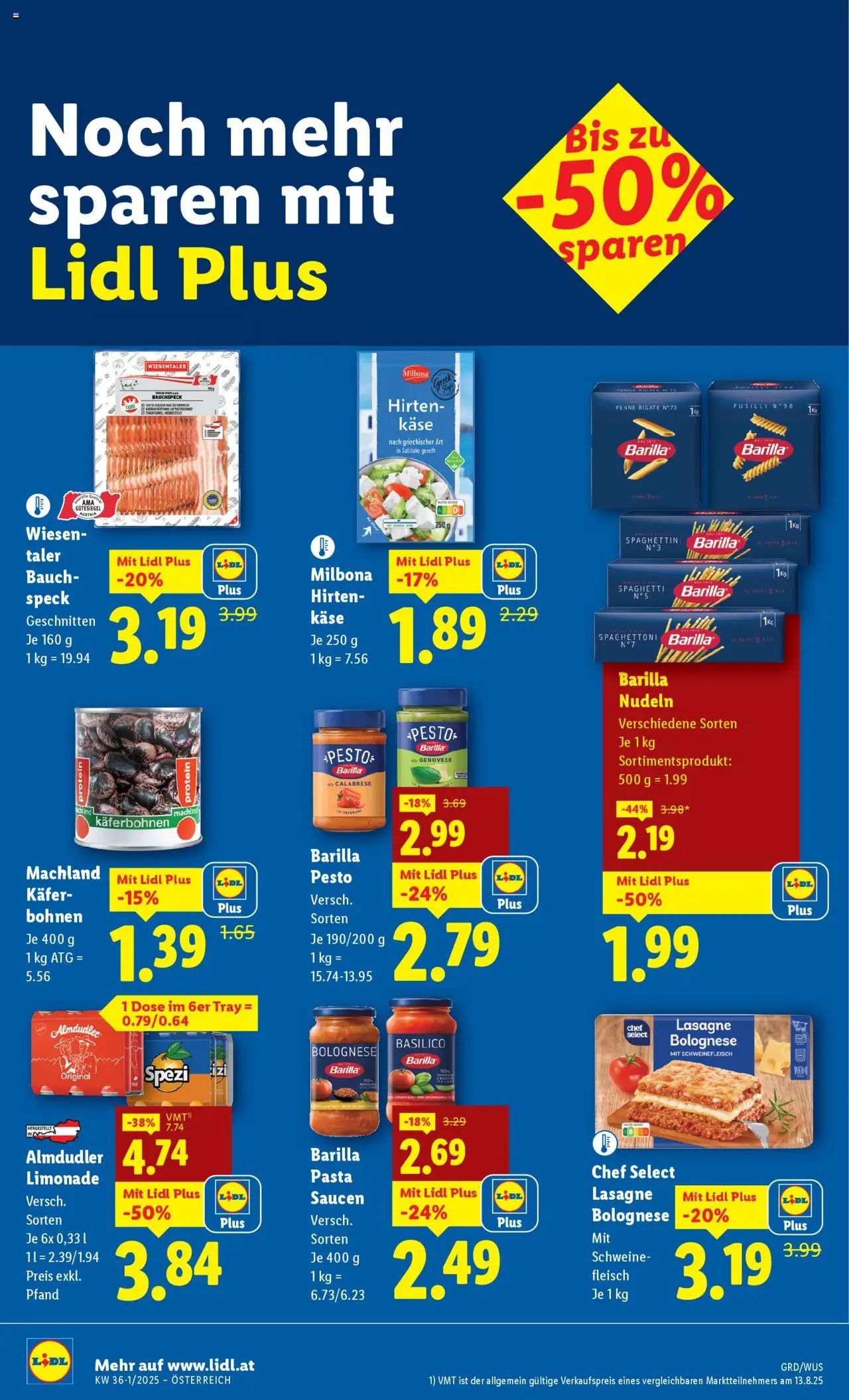 Lidl Flugblatt - Eisenstadt, Ebenfurth, Mattersburg gültig ab 28.08.2025 | Seite: 42 | Produkte: Pasta, Hajdina liszt, Schweinefleisch, Nudeln