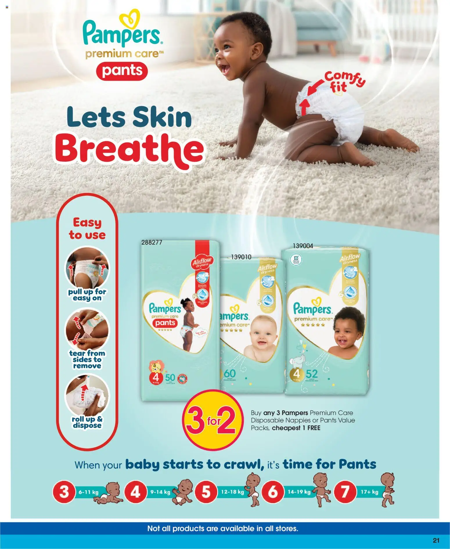 New Clicks catalogue – valid from 25.03.2026 | Page: 21 | Products: Pants, Nappies