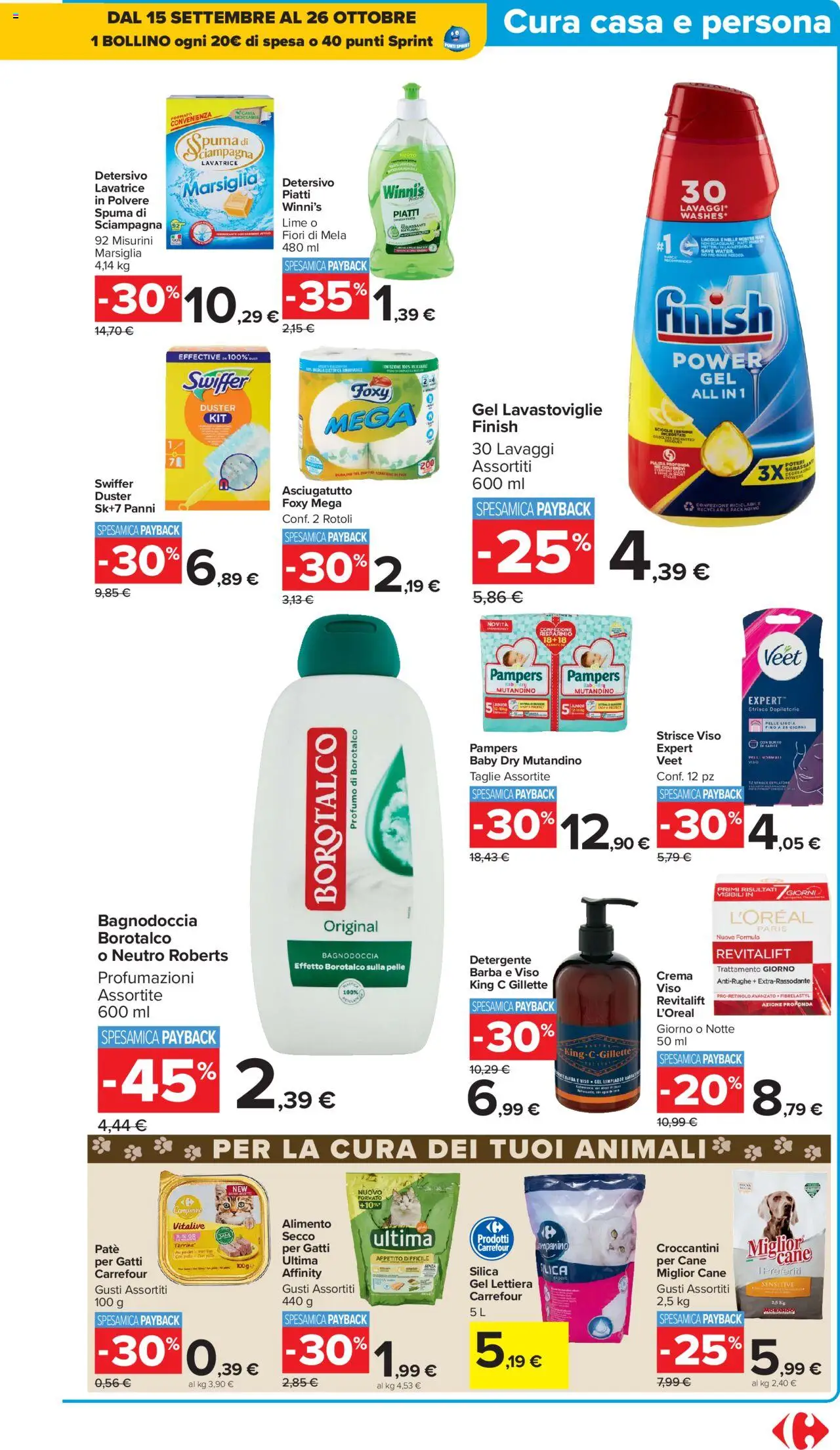 Volantino Carrefour del 10.10.2025 | Pagina: 19 | Prodotti: Paté, Lime, Lavatrice, Lavastoviglie