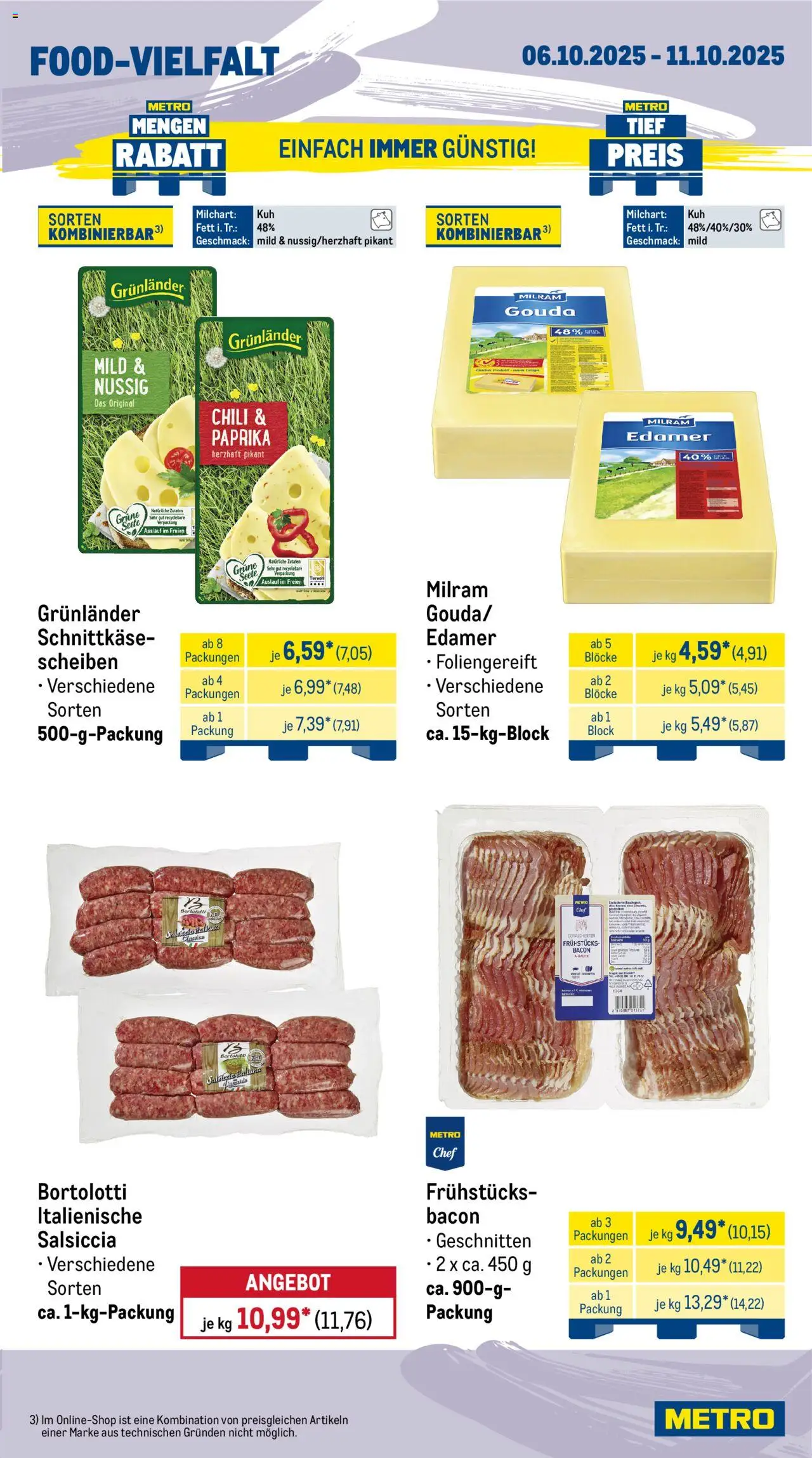 Metro  Wochen-Angebote Gastro – gültig ab 06.10.2025 | Seite: 11 | Produkte: Gouda, Edamer, Paprika, Chili