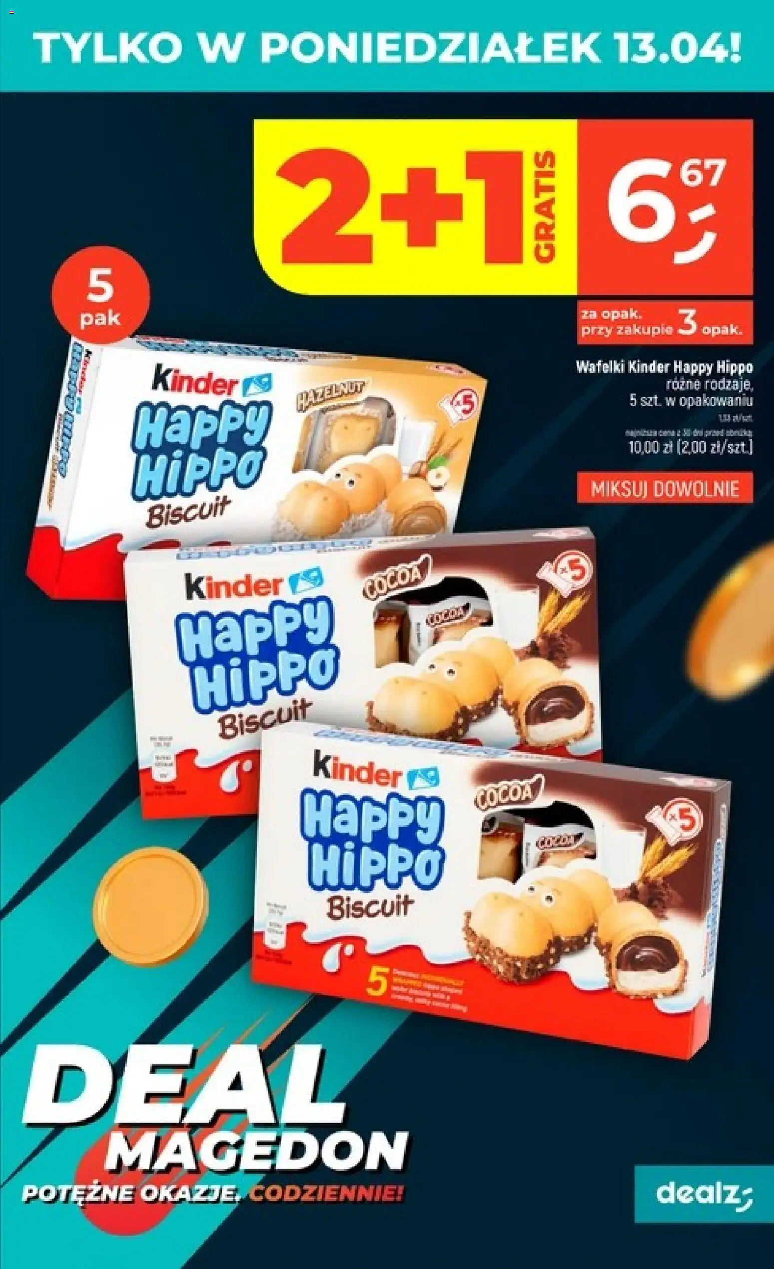 Dealz gazetka - Potężne okazje od 09.04.2026 | Strona: 5 | Produkty: Wafelki