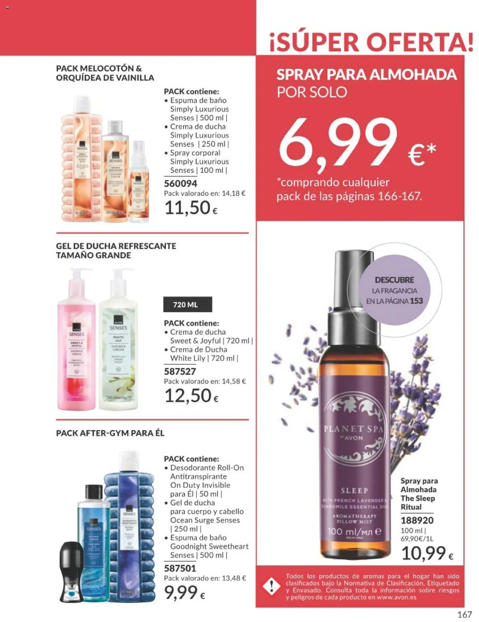 Catálogo AVON campaña 3 │ válido desde el 01.03.2026 | Página: 193 | Productos: Fragancia, Gel de ducha, Espuma de baño, Ducha