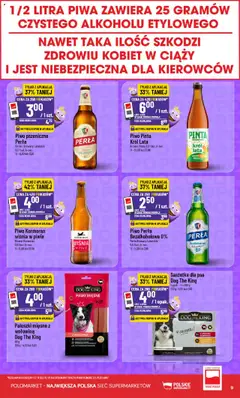 POLOmarket Gazetka - Frikasowe hity od 02.07.2025 | Strona: 9 | Produkty: Piwo perła, Piwo pszeniczne, Paluszki, Piwo
