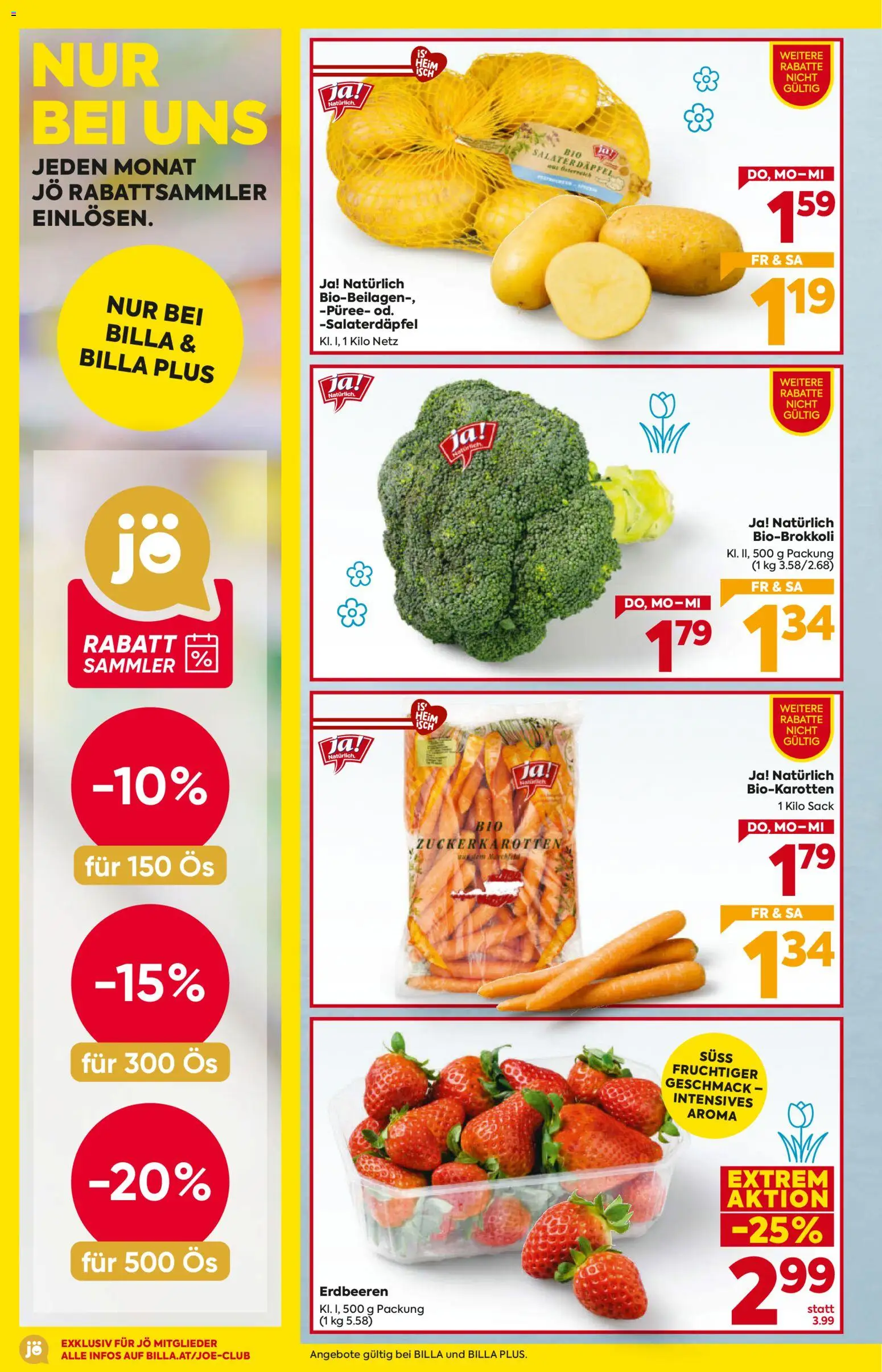 Billa Flugblatt - Steiermark gültig ab 26.02.2026 | Seite: 4 | Produkte: Erdbeeren