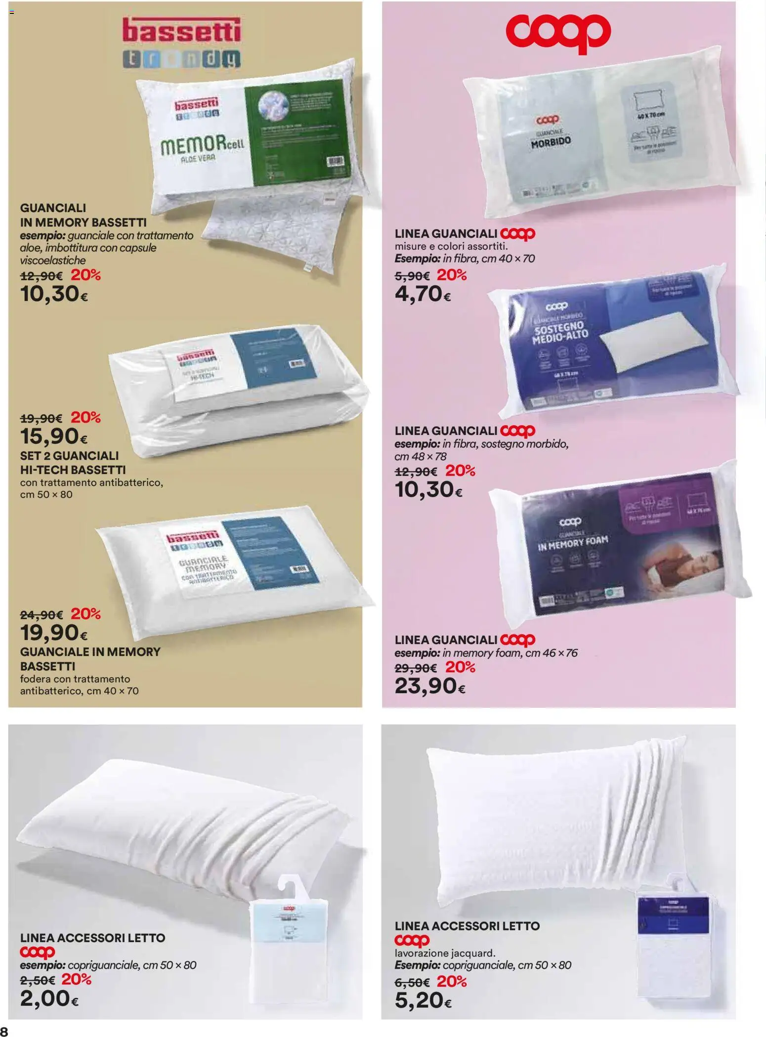 Volantino Ipercoop del 27.12.2025 | Pagina: 8 | Prodotti: Letto, Guanciale