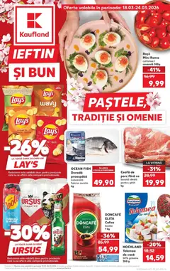 Ofertele Kaufland valabile de la 18.03.2026