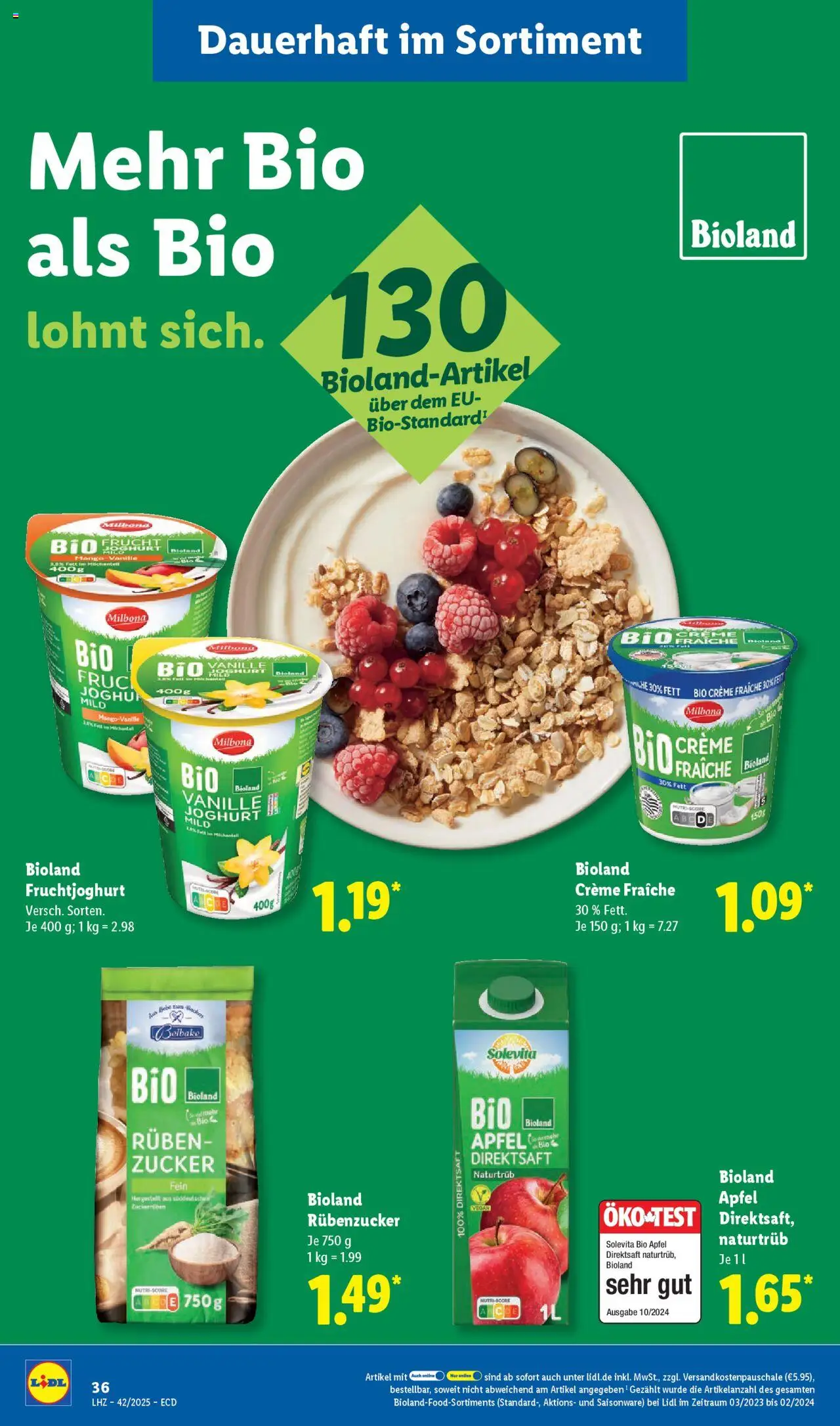 Lidl - Prospekt – gültig ab 13.10.2025 | Seite: 58 | Produkte: Joghurt, Fruchtjoghurt, Creme, Zucker