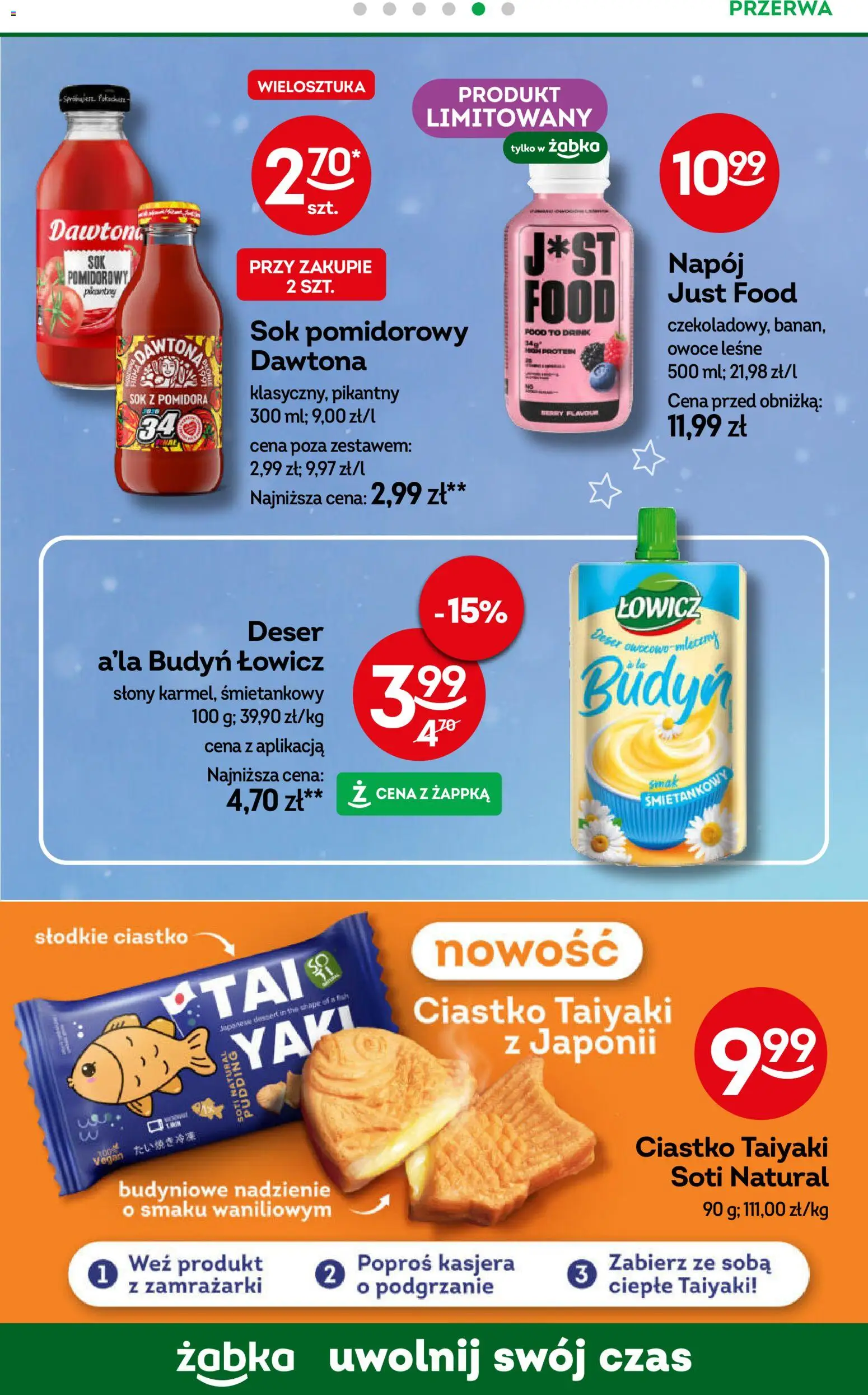 Żabka Gazetka od 14.01.2026 | Strona: 46 | Produkty: Sok, Owoce