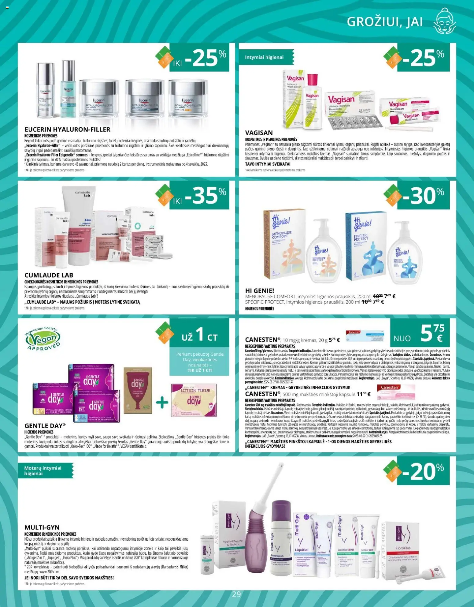Gintarinė akcijos nuo 01.02.2026 | Puslapis: 29 | Prekių: Kremas, Prausiklis