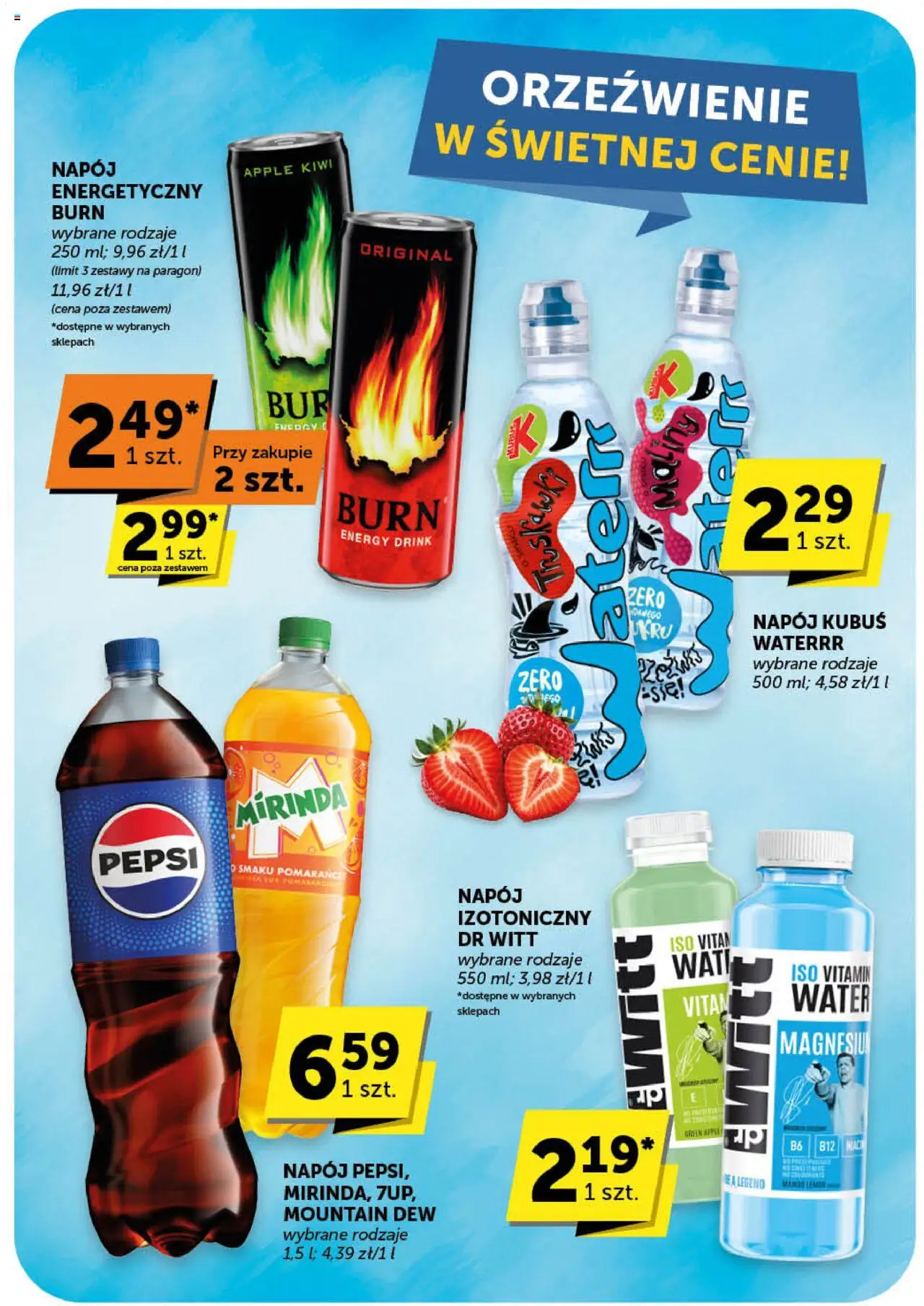 Groszek Gazetka - Market od 18.09.2025 | Strona: 43 | Produkty: Pepsi, Kiwi