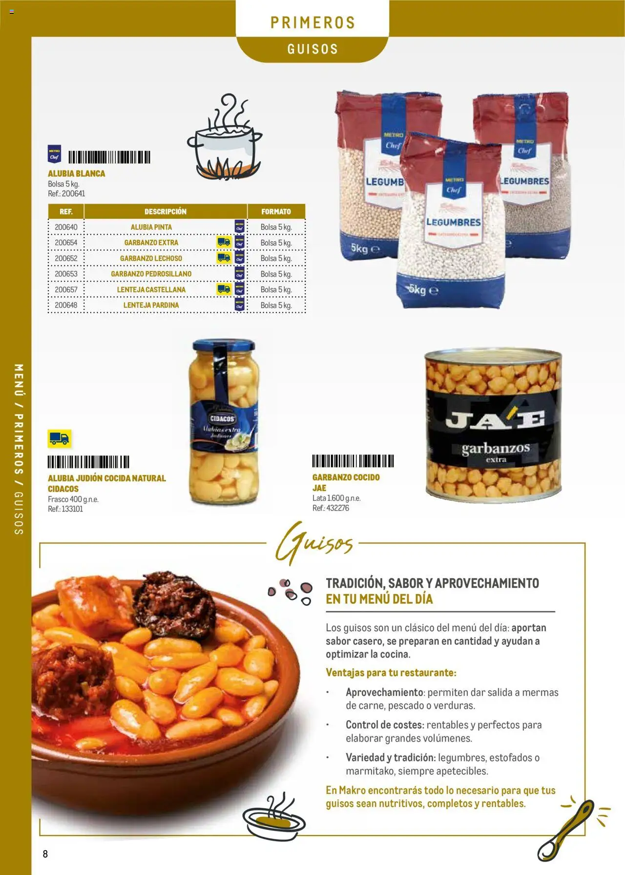 Makro -  Menú y Barra Canarias │ válido desde el 08.09.2025 | Página: 8 | Productos: Pescado, Bolsa