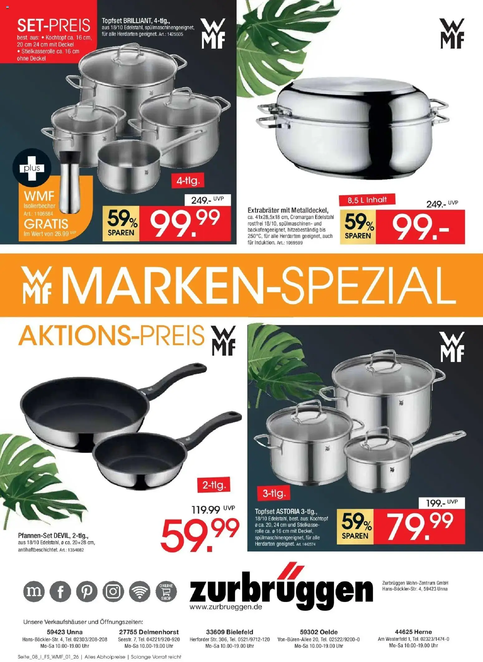 Zurbrüggen Marken Spezial Unna – gültig ab 16.03.2026 | Seite: 8 | Produkte: Uhr