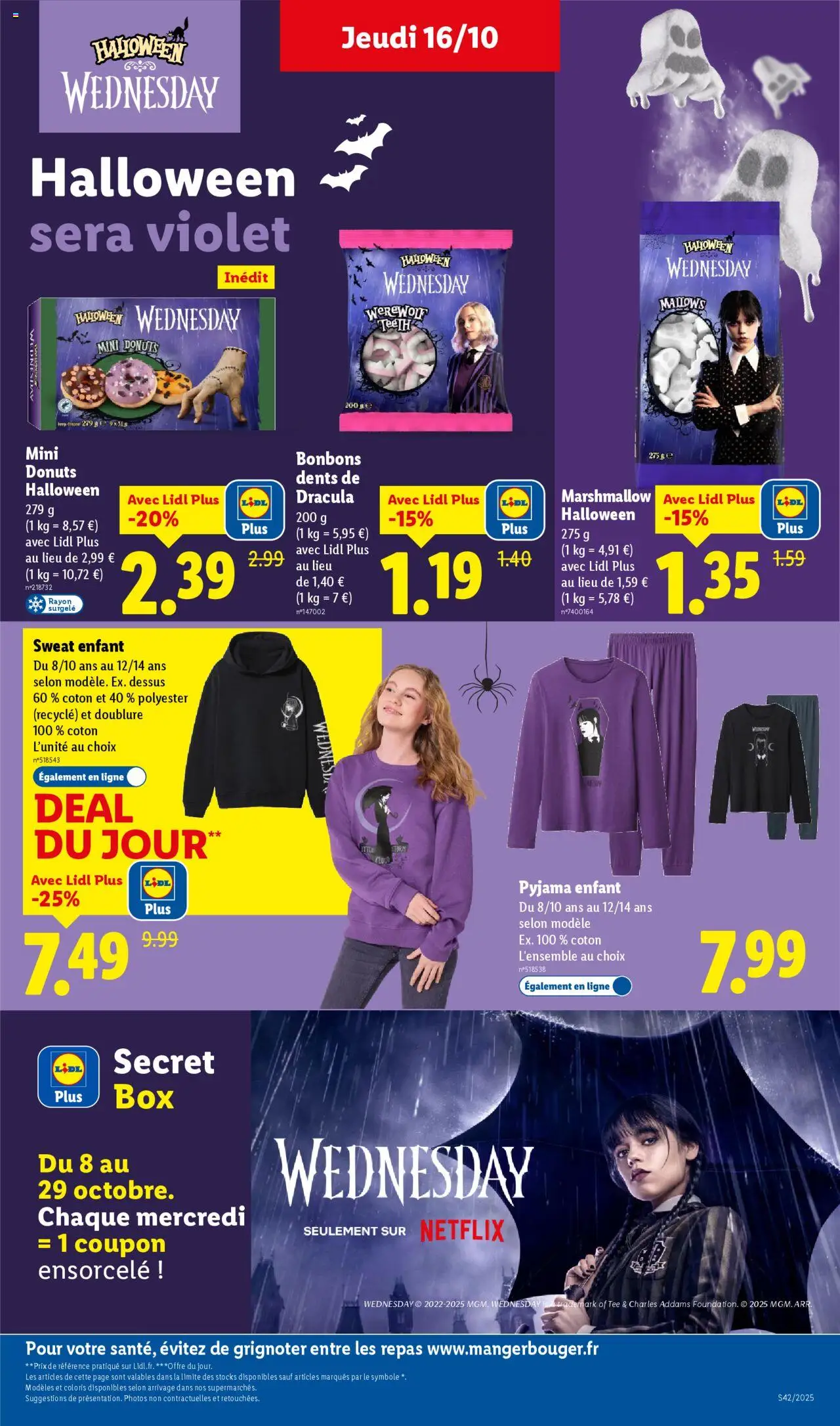 {H1} | Page: 19 | Produits: Coton, Pyjamas, Bonbons, Pyjama