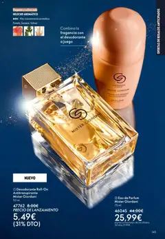 Vista previa Oriflame - Catálogo Campaña 15 válido desde el 29.10.2025 | Página: 145 | Productos: Fragancia, Desodorante, Antitranspirante, Eau de parfum