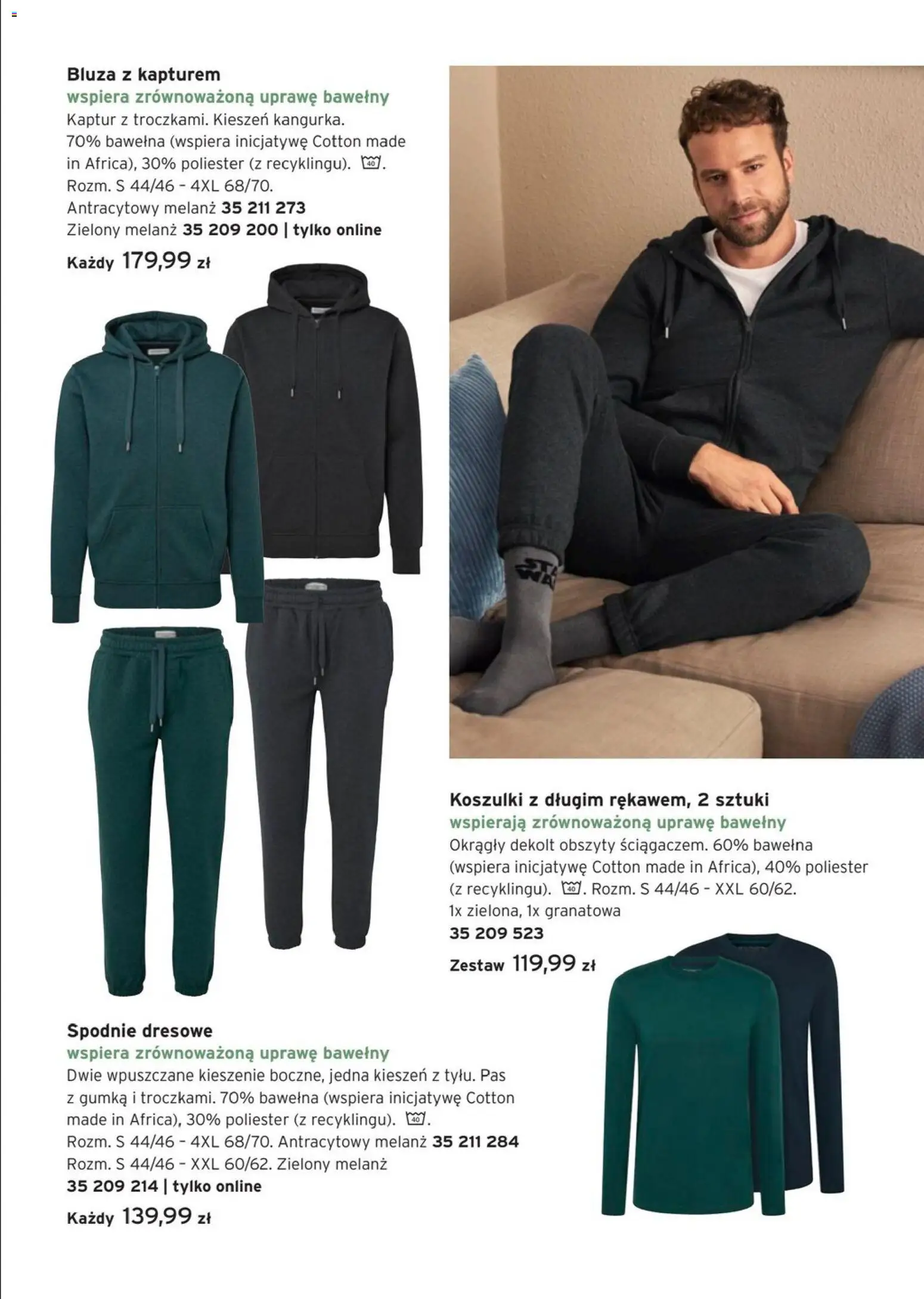 Tchibo promocje od 25.11.2025 | Strona: 10 | Produkty: Bluza z kapturem, Spodnie