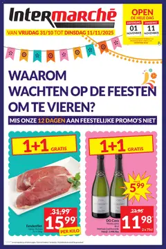 Intermarché - Mis onze 12 dagen aan feestelijke promo’s niet - Voorbeeld van een folder van Intermarché, geldig van 31.10.2025