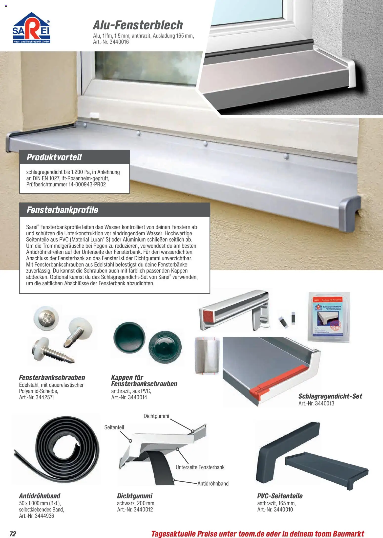 Toom Baumarkt Baustoffe & Bauelemente 2026 – gültig ab 20.02.2026 | Seite: 72 | Produkte: Wasser