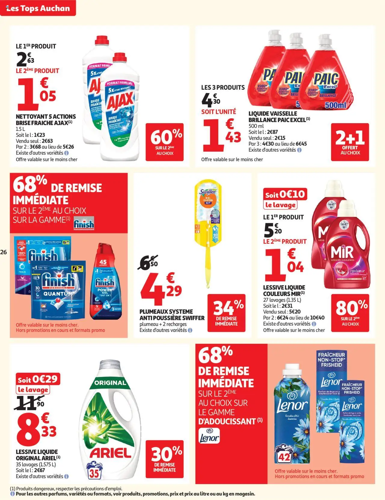 {H1} | Page: 26 | Produits: Lenor, Parfum, Liquide vaisselle, Lessive