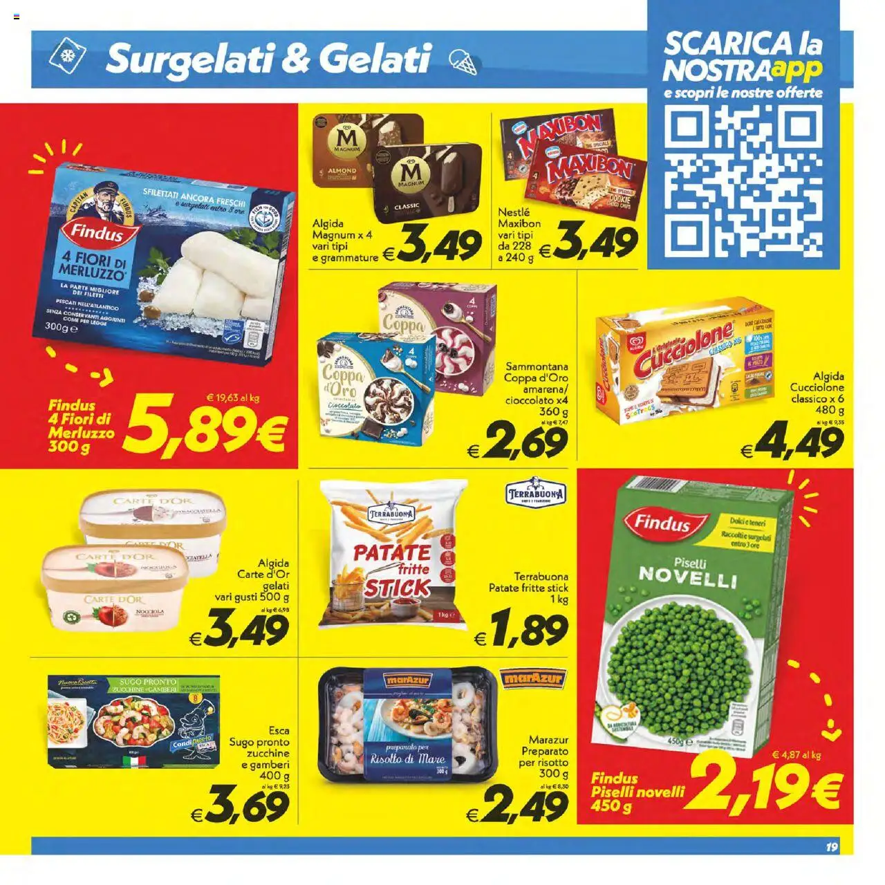 Volantino SuperConveniente del 12.09.2025 | Pagina: 19 | Prodotti: Cioccolato, Gamberi, Piselli, Zucchine