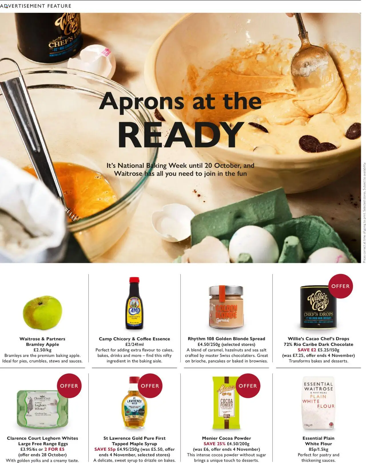 {H1} | Page: 8 | Products: Eggs, Coffee, Chocolate, Sea salt