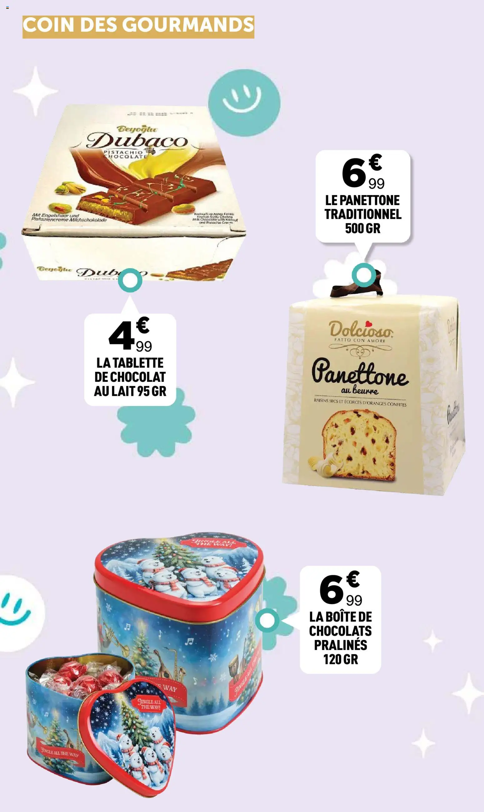 {H1} | Page: 29 | Produits: Tablette, Panettone, Lait, Beurre