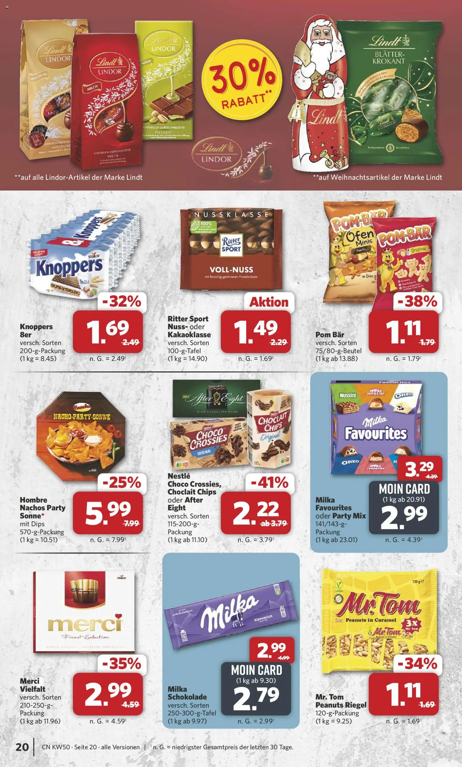 Combi Prospekt 	 – gültig ab 08.12.2025 | Seite: 21 | Produkte: Merci, Milka, Pistazien, Paprika