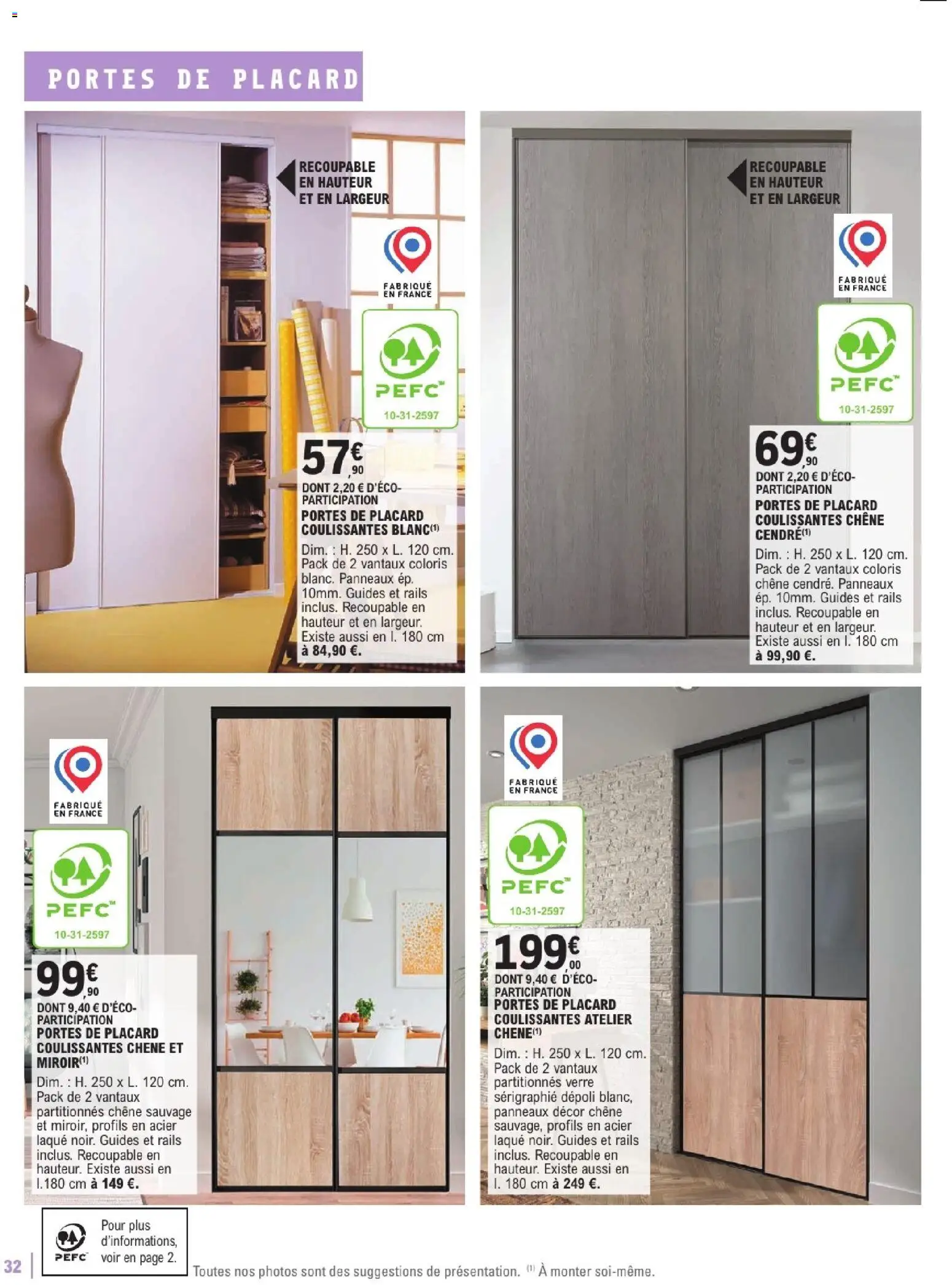 {H1} | Page: 32 | Produits: Laque, Portes