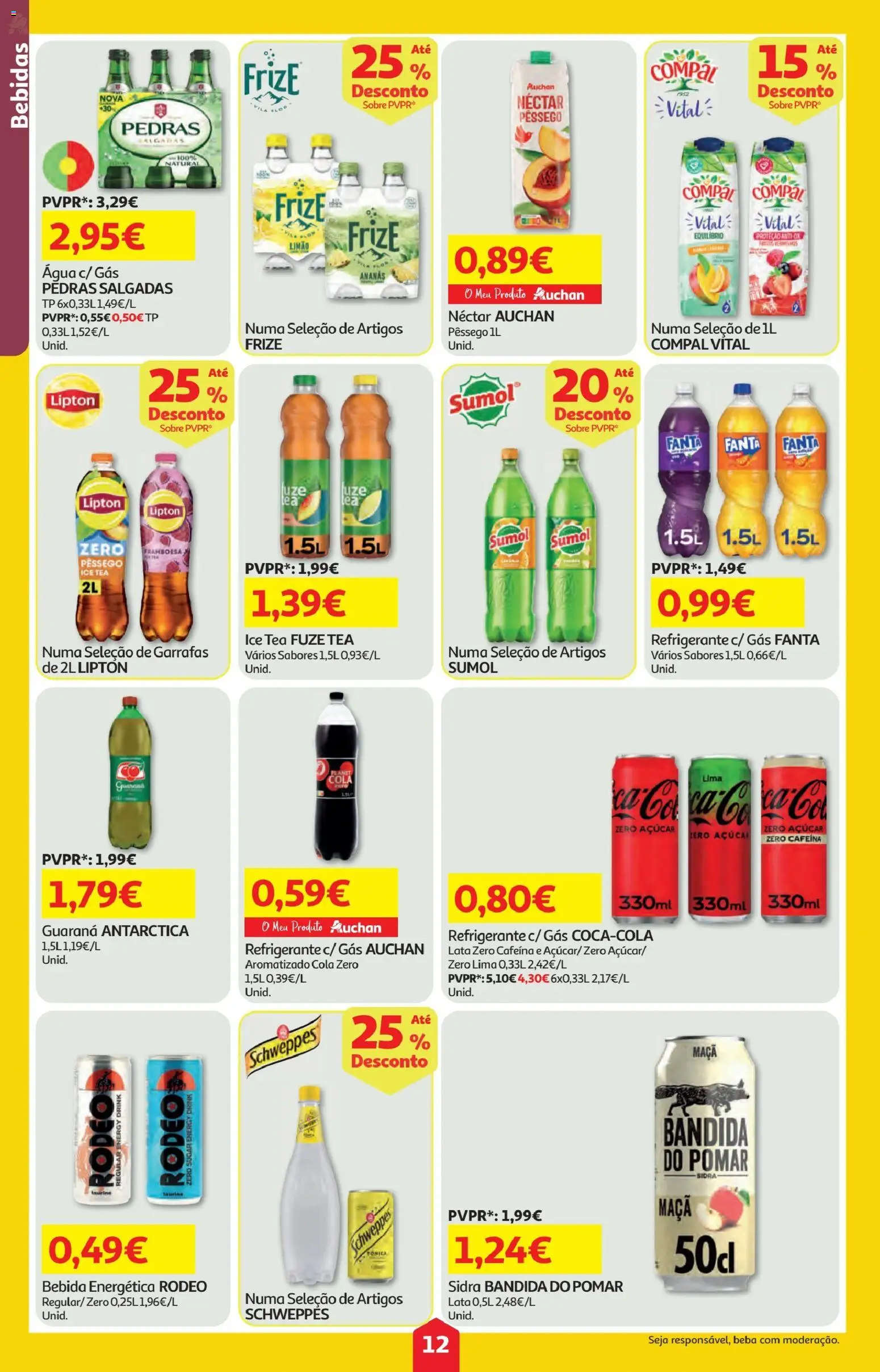 Minipreço folheto │ válido de 26.02.2026 | Página: 12 | Produtos: Agua, Fanta, Açúcar, Bebida