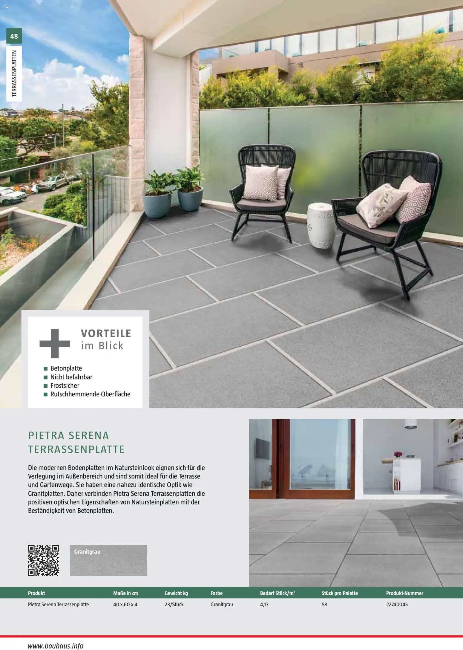 Bauhaus Gartenbaumaterialien 2026 – gültig ab 02.03.2026 | Seite: 48 | Produkte: Gewicht