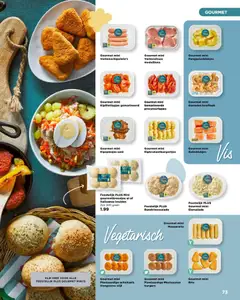 Feestelijk PLUS Mini gourmetbroodjes ui of Italiaanse kruiden, Zak 240 gram - Voorbeeld van een folder van Plus, geldig van 22.03.2026 | Pagina: 73