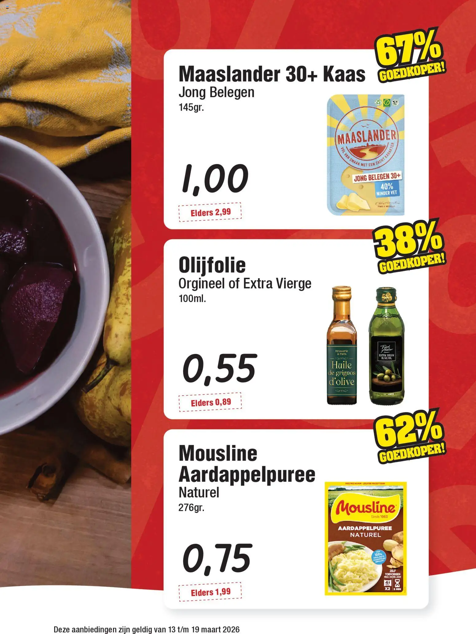 {H1} | Pagina: 4 | Producten: Kaas, Olijfolie