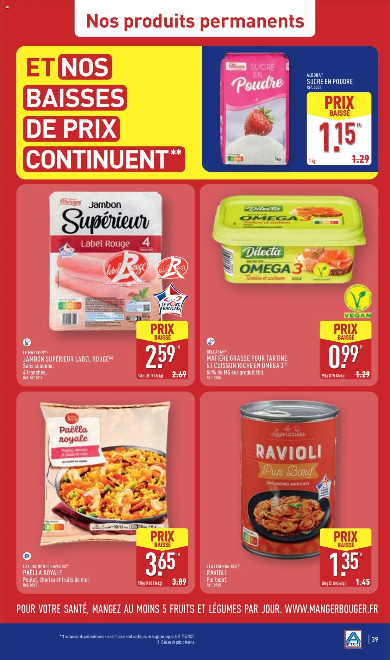  | Page: 41 | Produits: Chorizo, Sucre, Poudre, Sucre en poudre