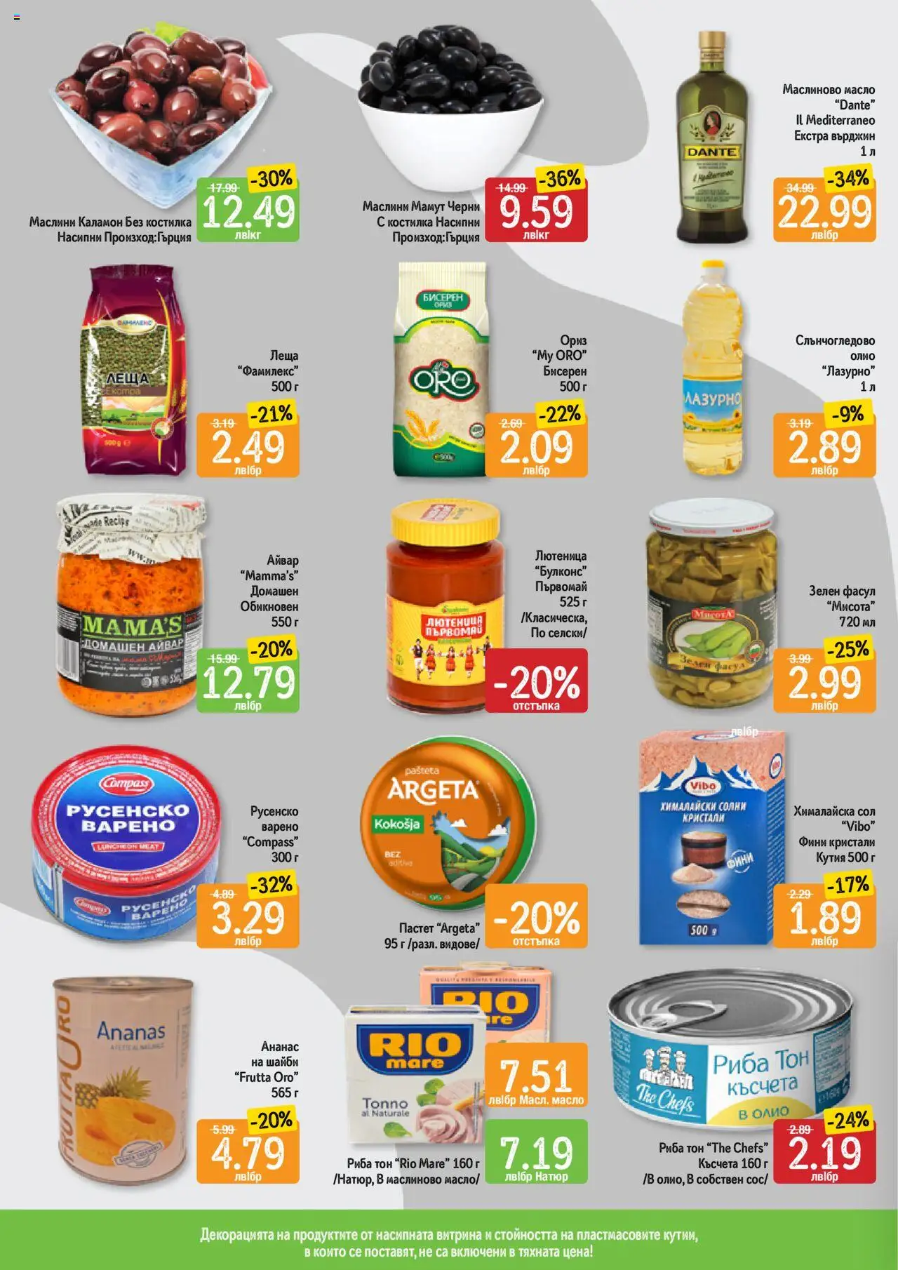  | Страница: 8 | Продукти: Ананас, Леща, Русенско варено, Кутия