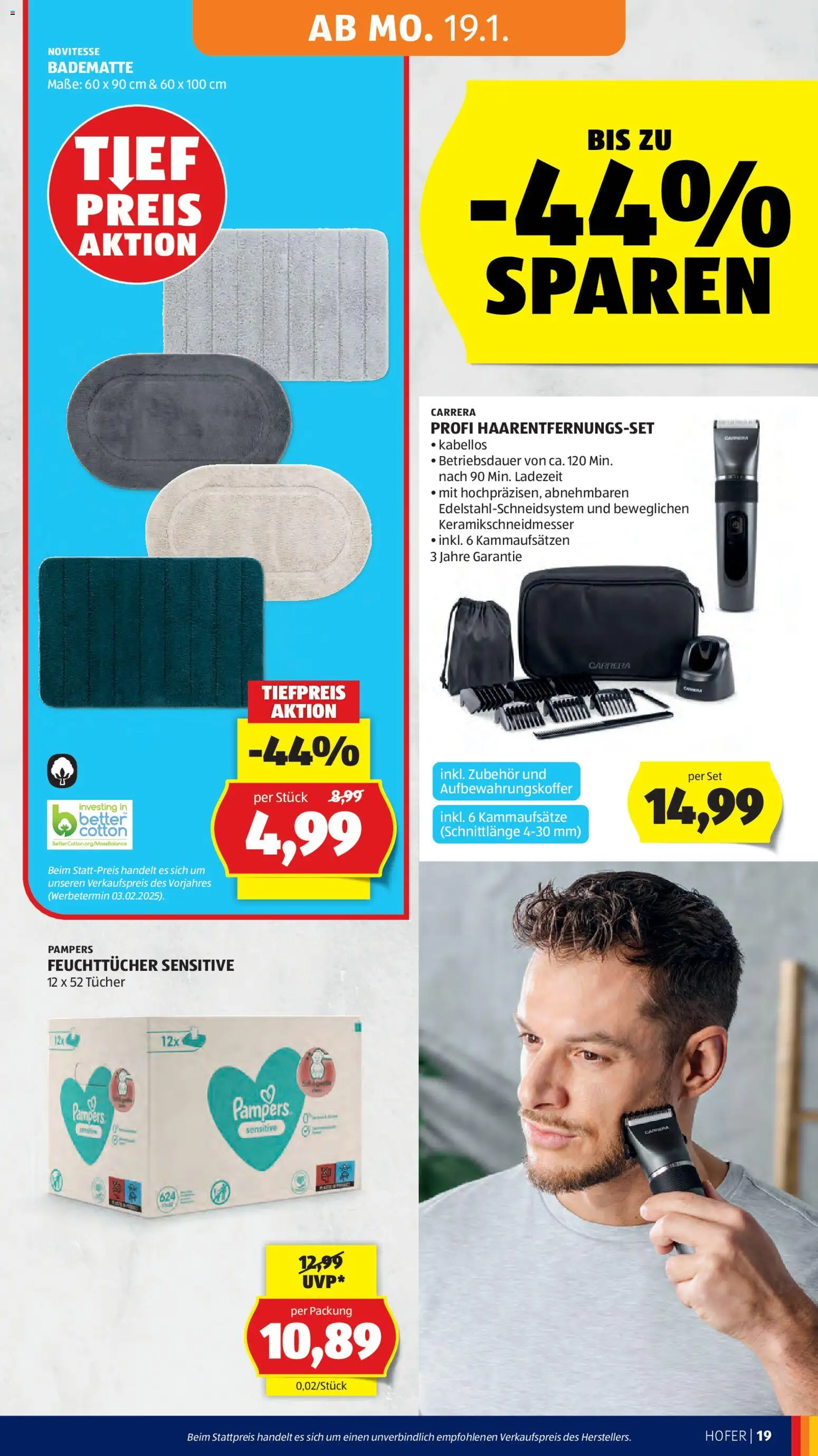 Hofer Flugblatt gültig ab 14.01.2026 | Seite: 23 | Produkte: Pampers