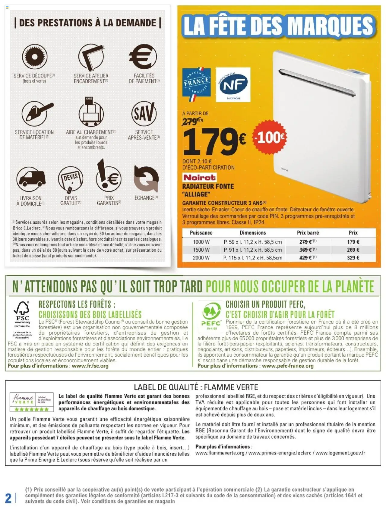 {H1} | Page: 2 | Produits: Poêle, Radiateur