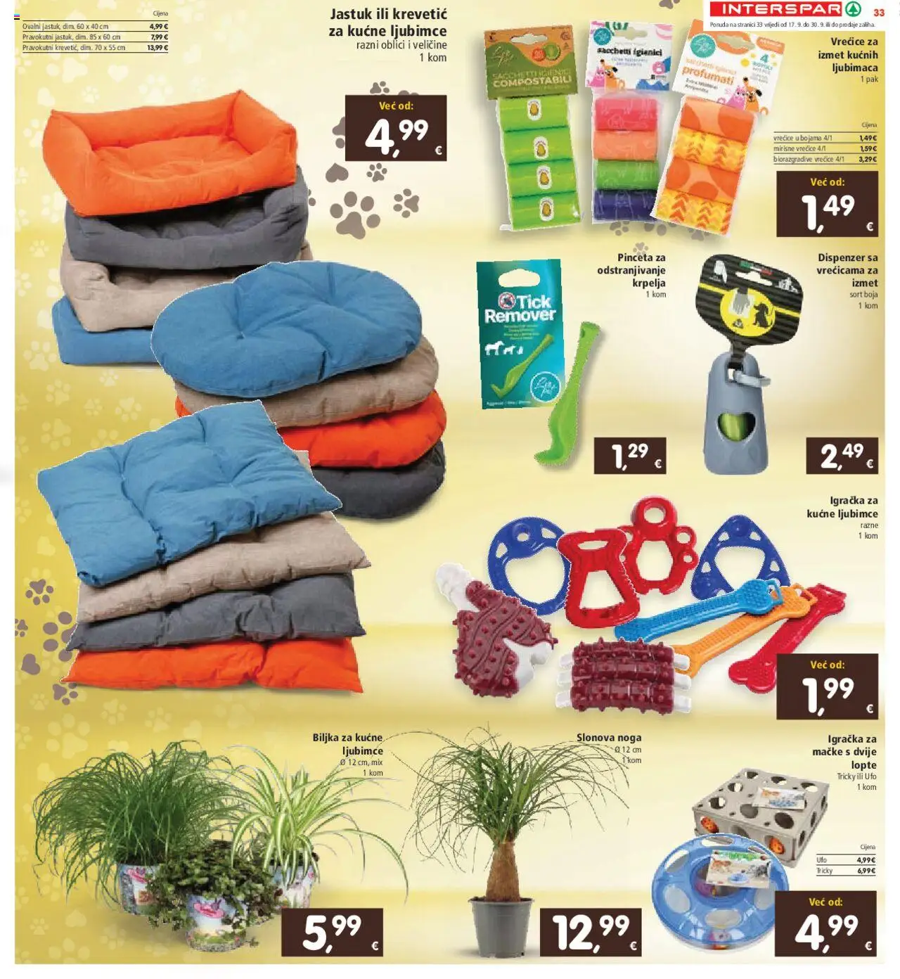 Interspar katalog | vrijedi od 17.09.2025 | Stranica: 35 | Proizvodi: Jastuk