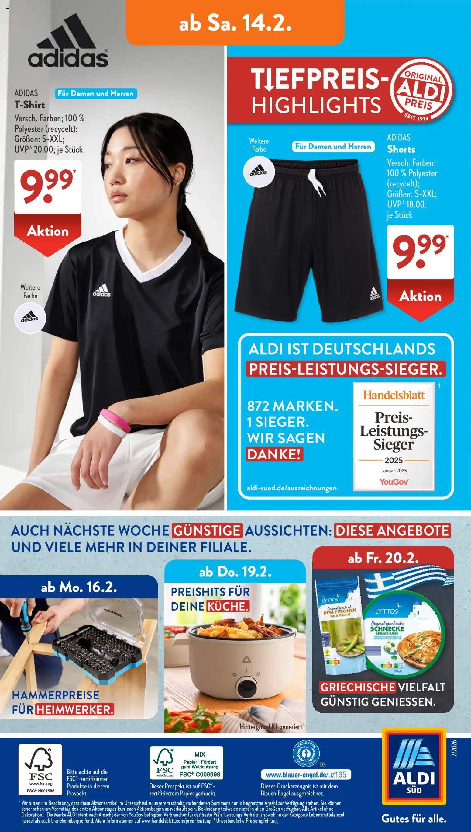 Aldi Süd Prospekt 	 – gültig ab 09.02.2026 | Seite: 26 | Produkte: Milch