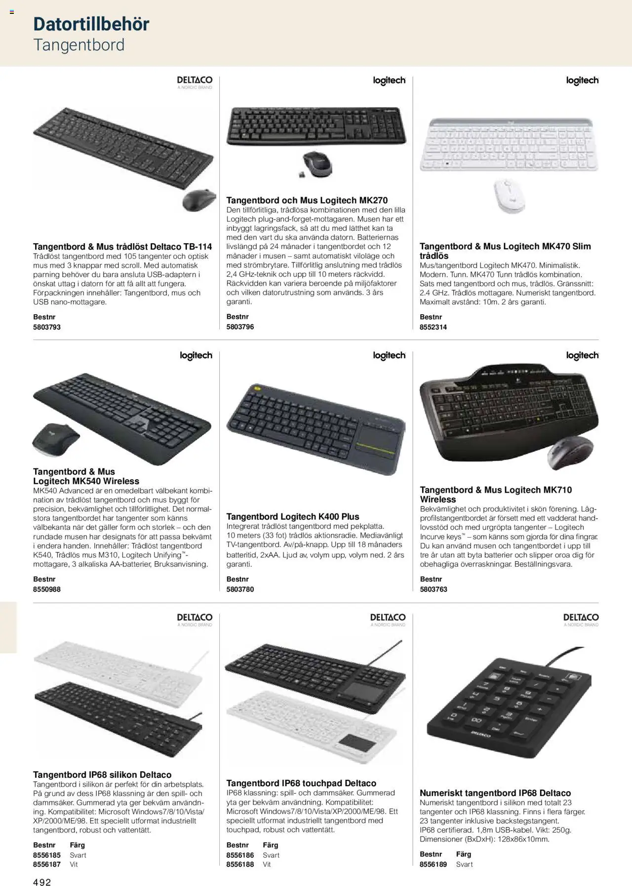 Office Depot reklamblad aktuell från 15.02.2024 | Sida: 494 | Produkter: Batterier, Galler, Uttag, USB