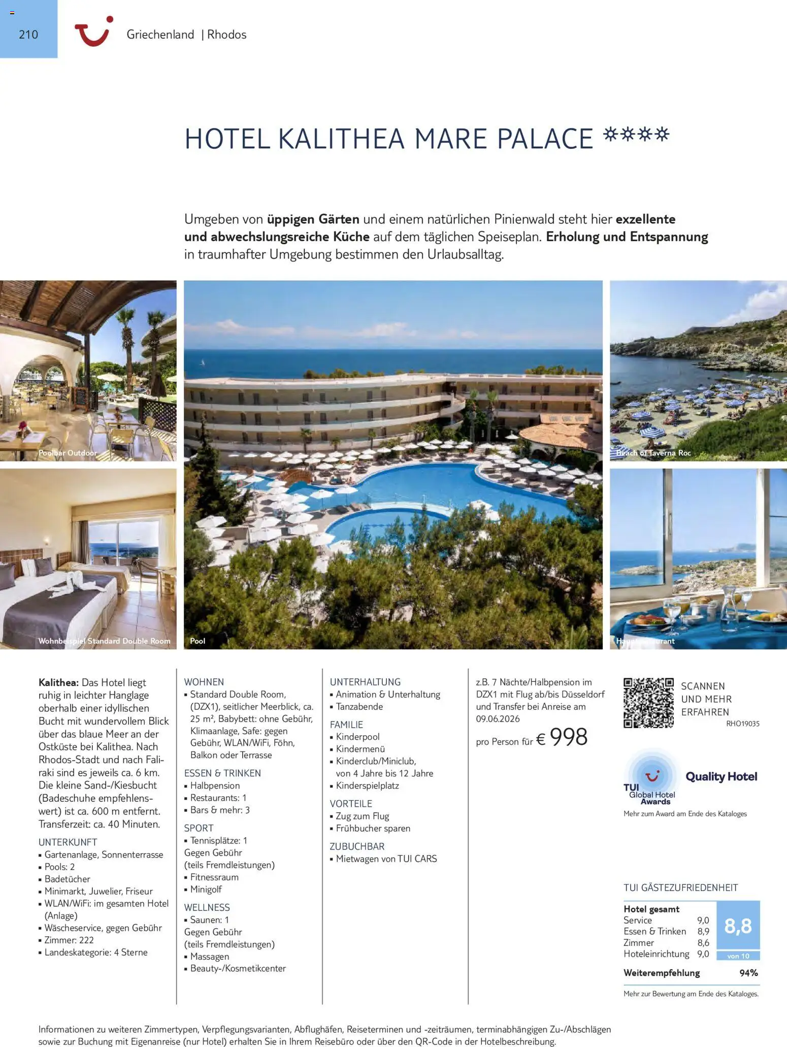 Aida  Südeuropa & Nordafrika 2026/27 – gültig ab 01.01.2026 | Seite: 210 | Produkte: Babybett, Küche