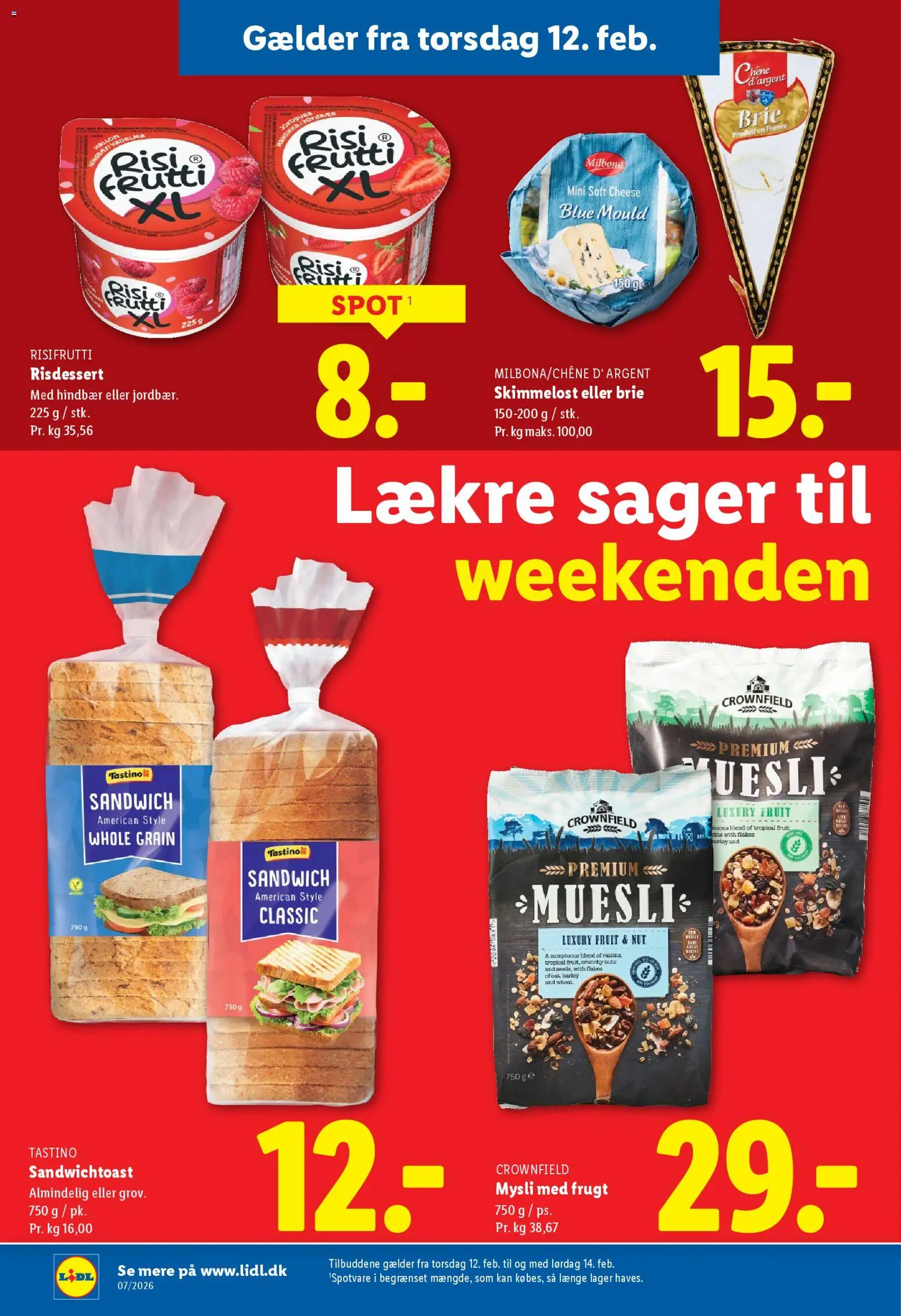 Lidl tilbudsavis – gyldig fra 08.02.2026 | Side: 36 | Produkter: Hindbær, Søm