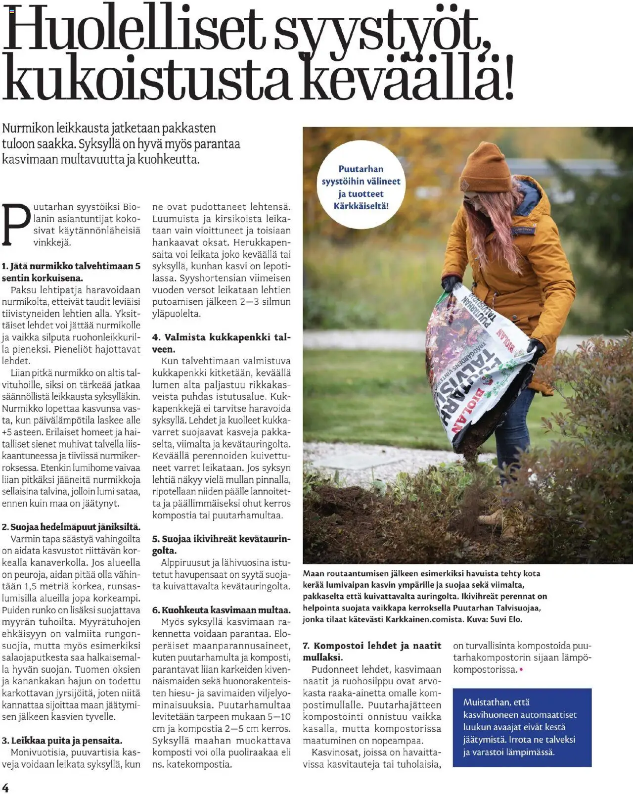  | Sivu: 4 | Tuotteet: Komposti, Voi, Hedelmäpuut